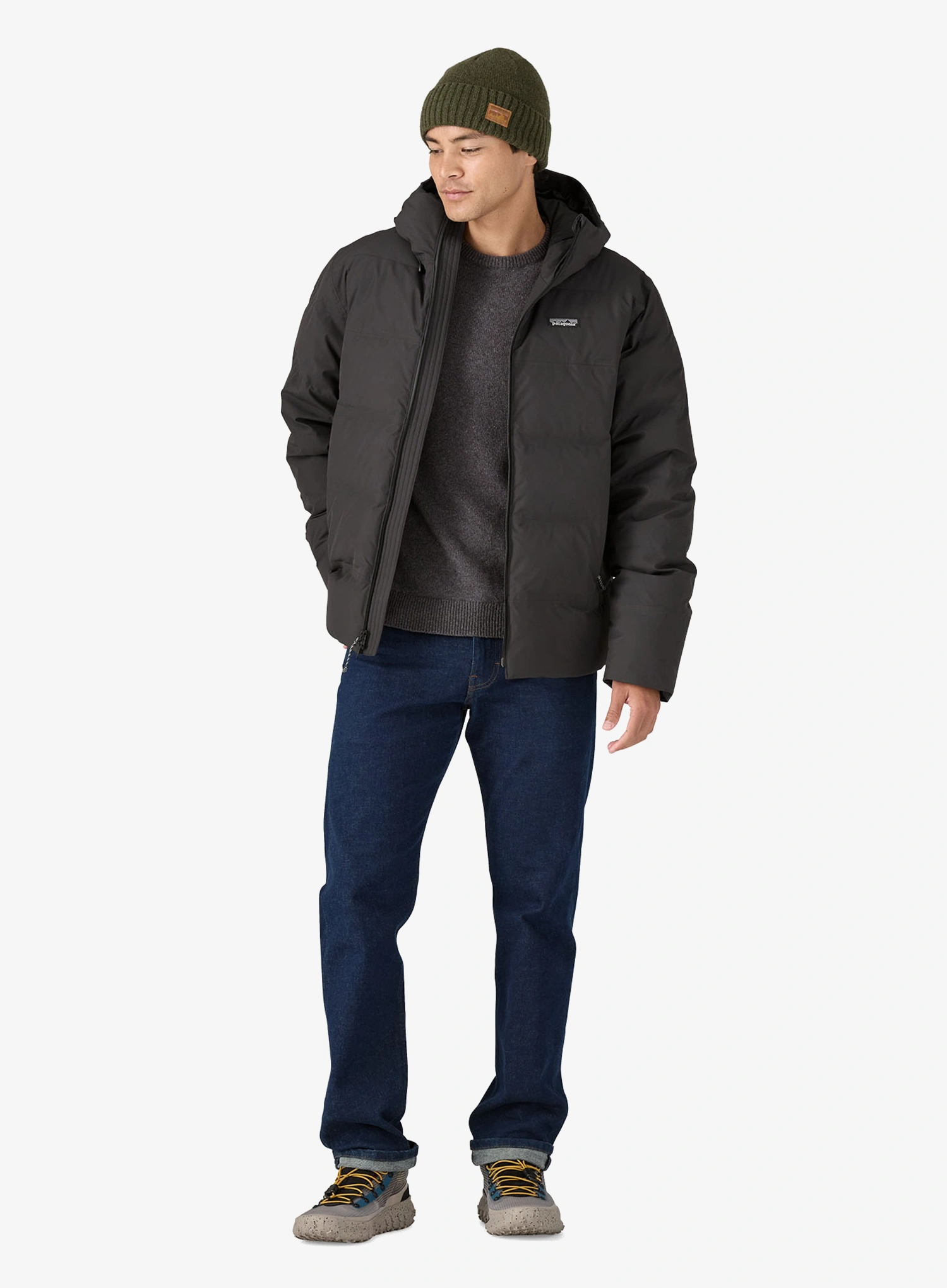 Pūkinė striukė Patagonia Jackson Glacier Jacket - black