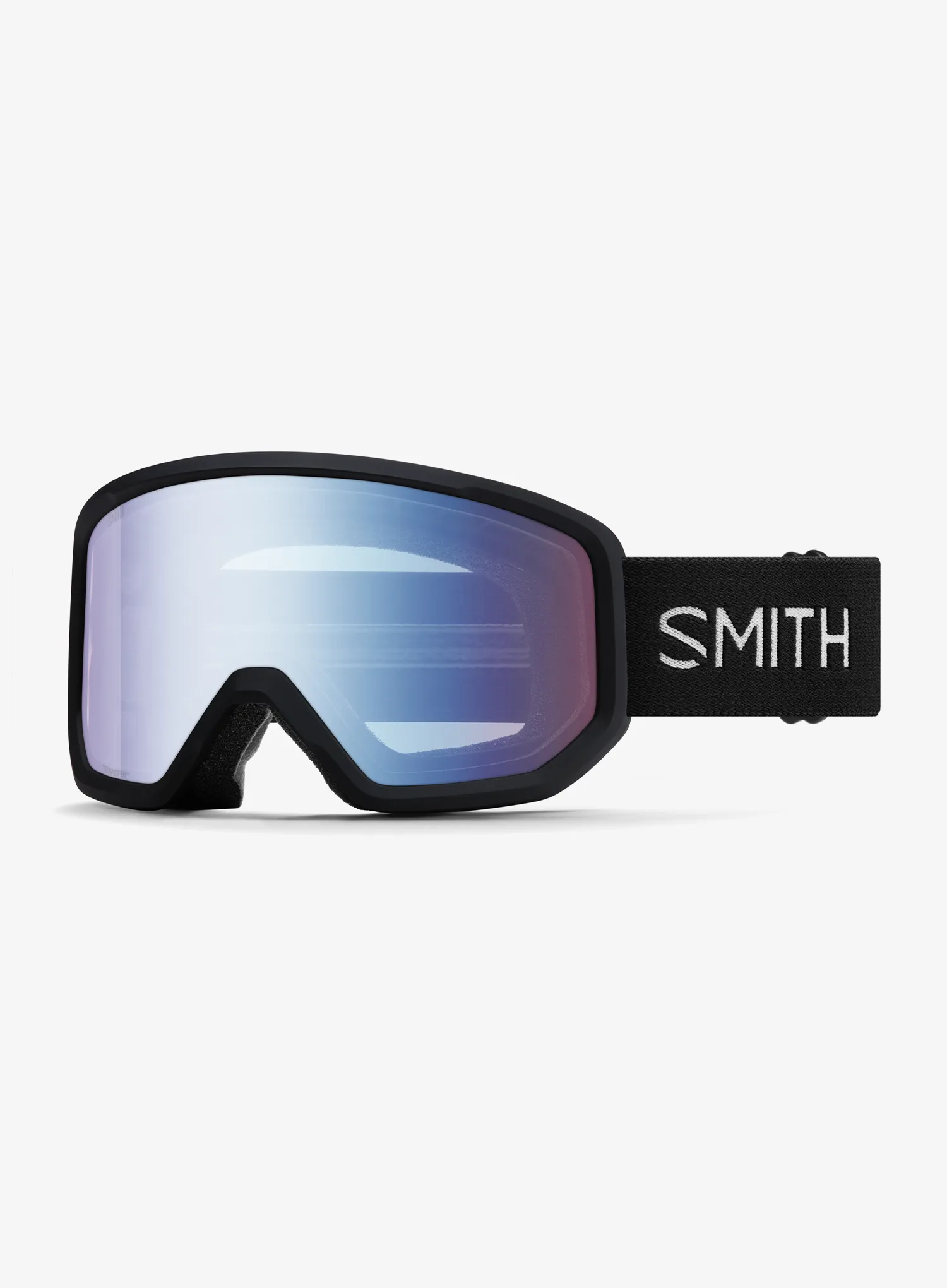 Slidinėjimo akiniai Smith Transfer - black/blue sens mirror antifog