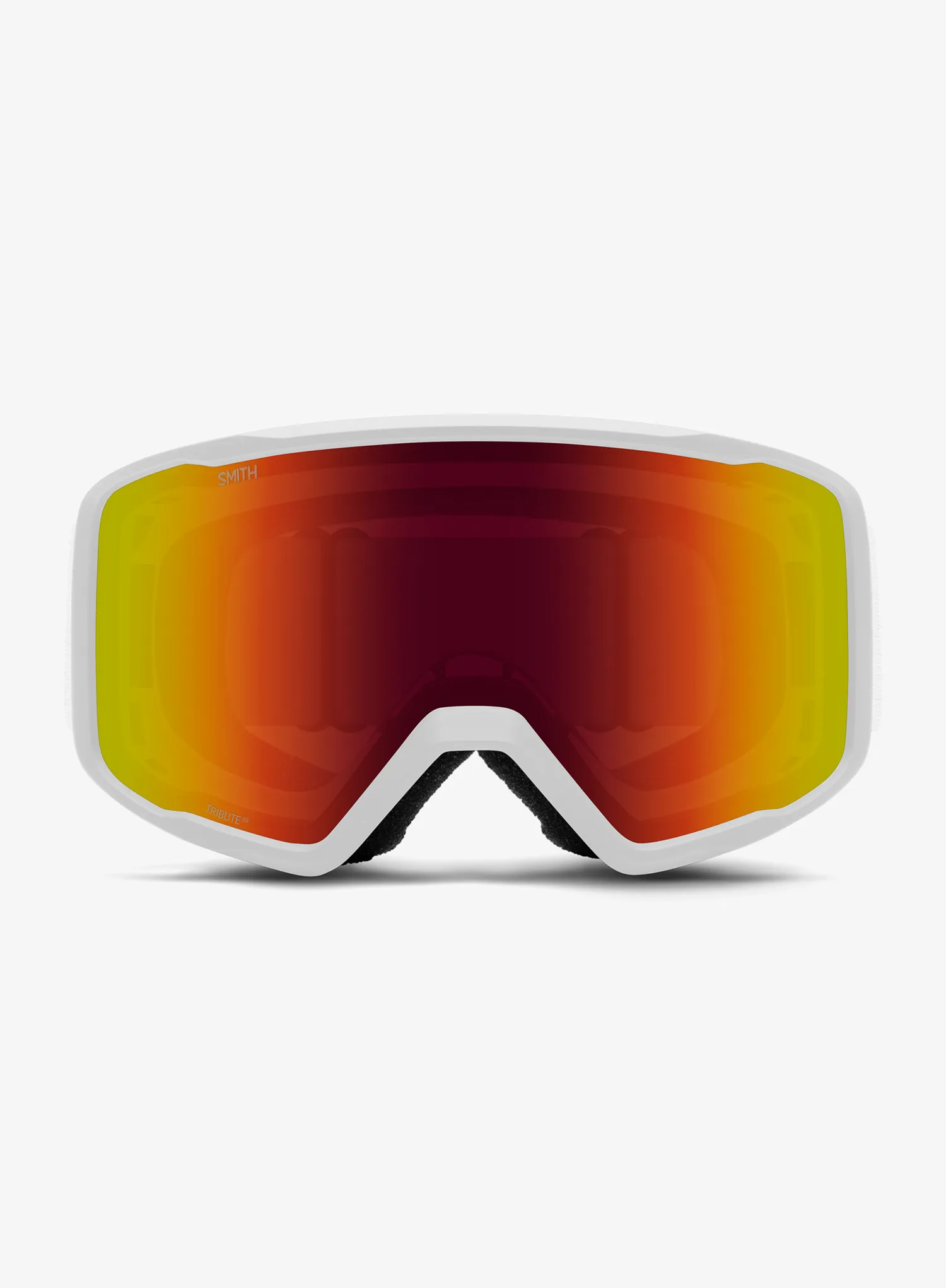 Slidinėjimo akiniai Smith Tribute - white/red solx mirror antifog