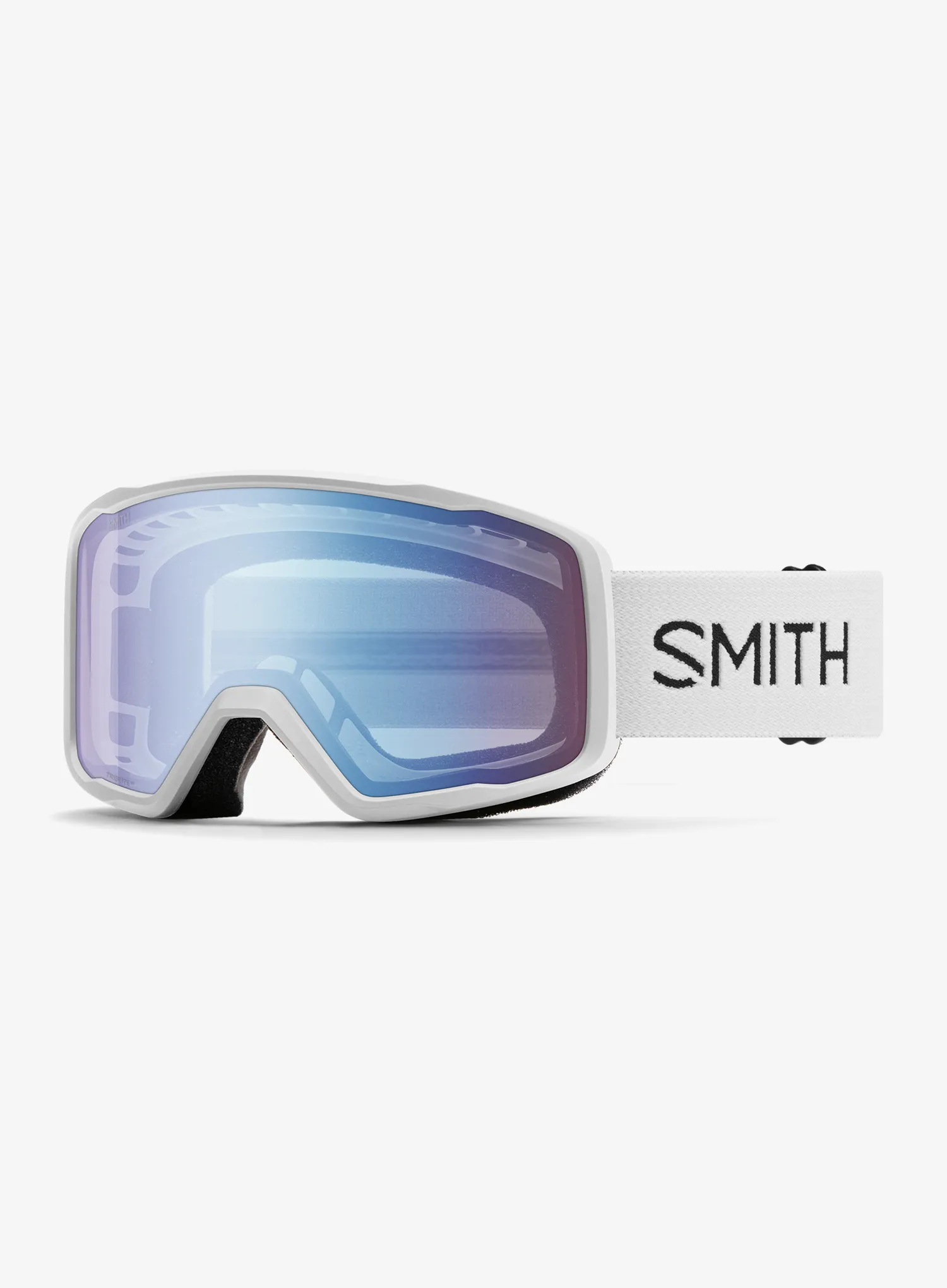 Slidinėjimo akiniai Smith Tribute - white/blue sens mirror antifog