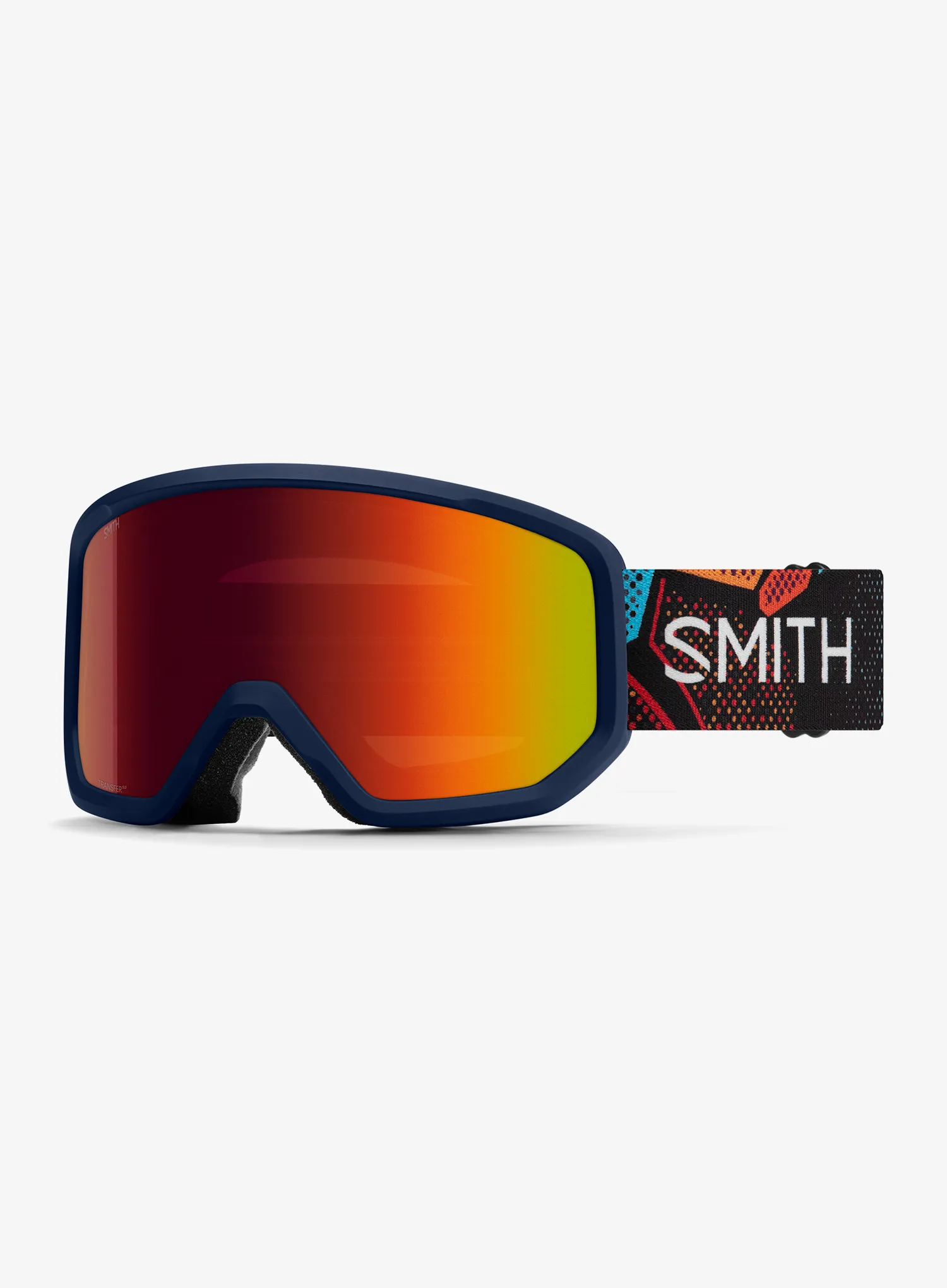 Slidinėjimo akiniai Smith Transfer - geo alpine/red sol mir antifog