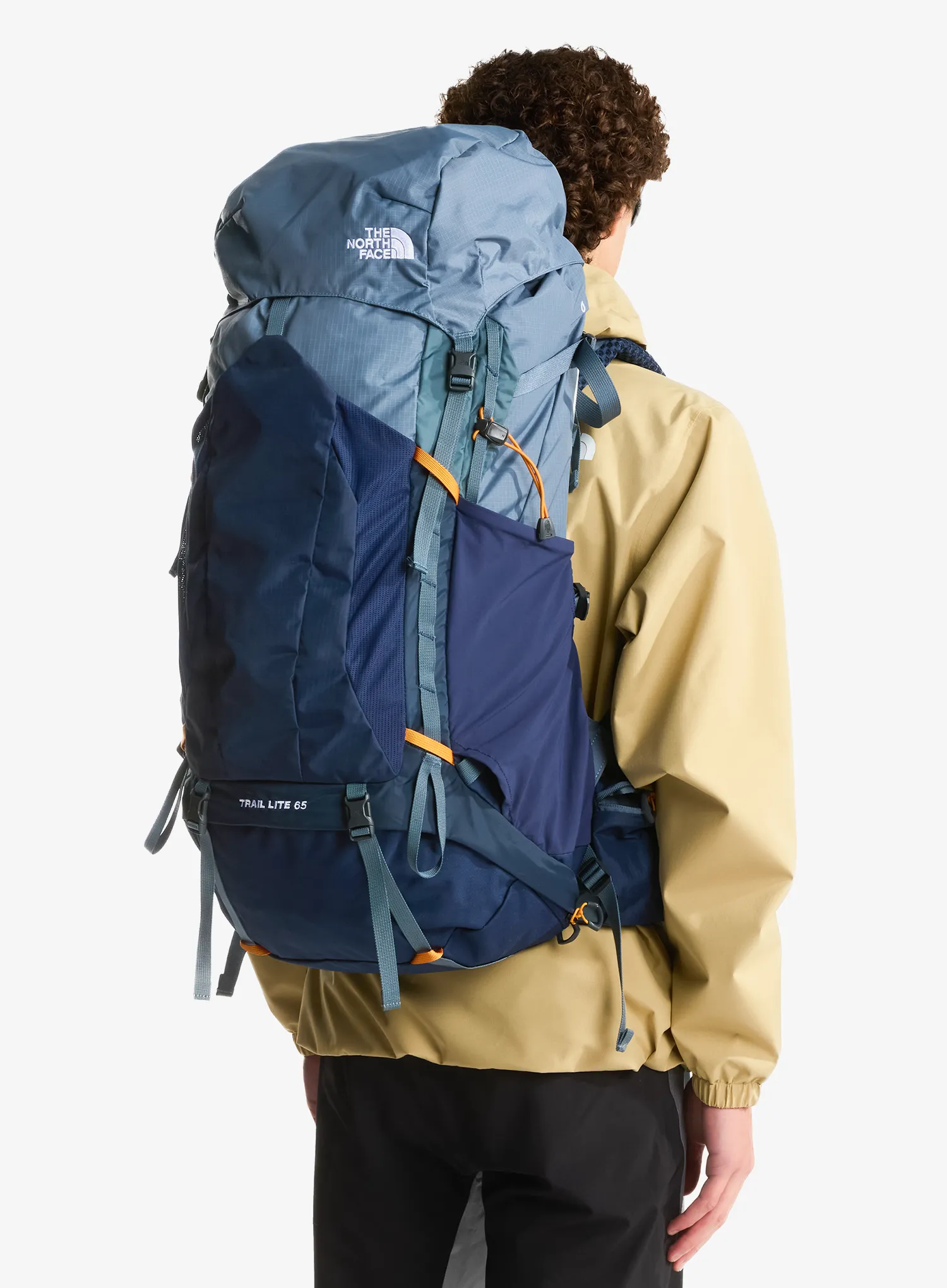 Turistinė kuprinė The North Face Trail Lite 65 - granite grey/navy