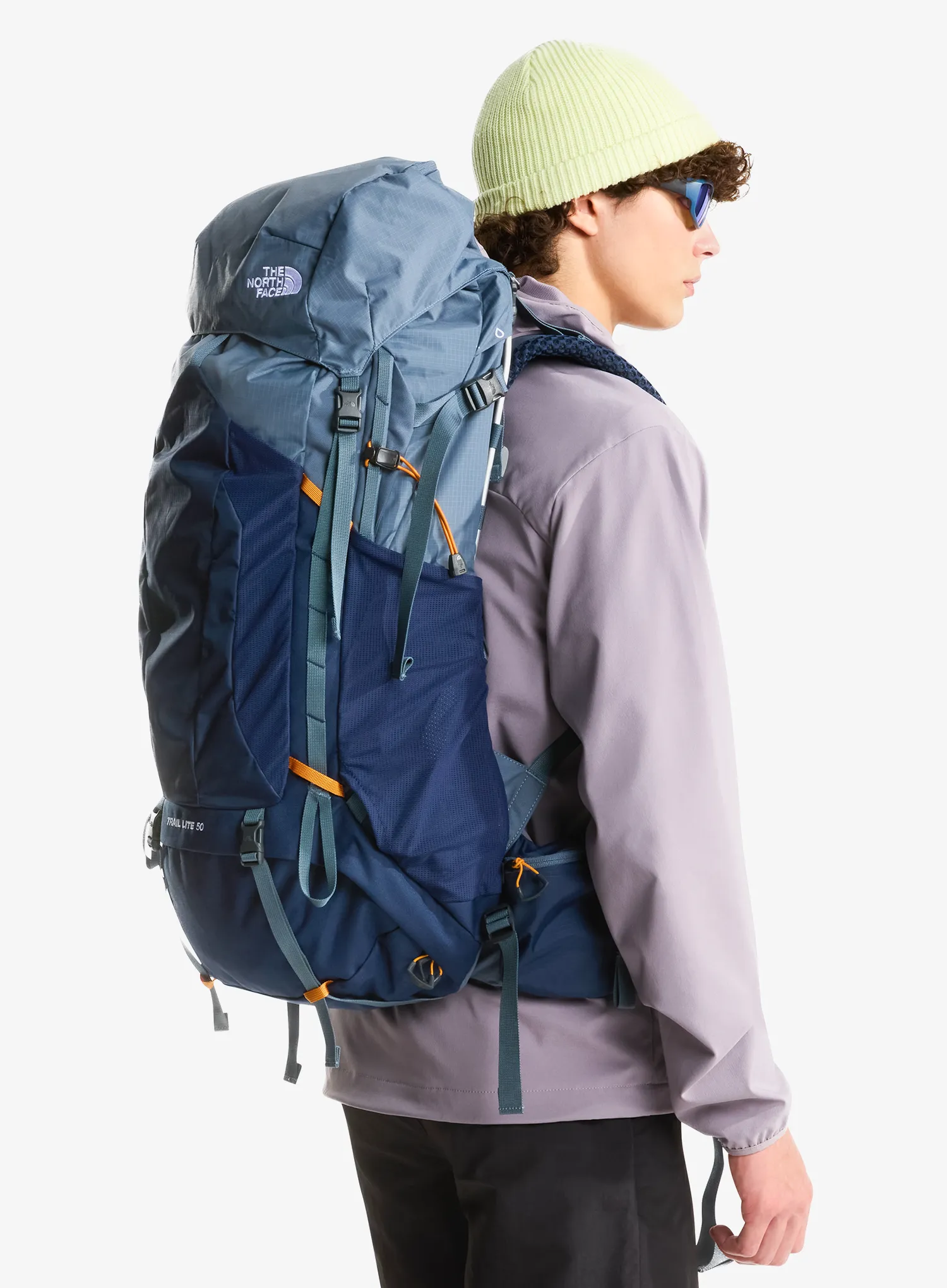 Turistinė kuprinė The North Face Evolution 50 - granite grey/navy
