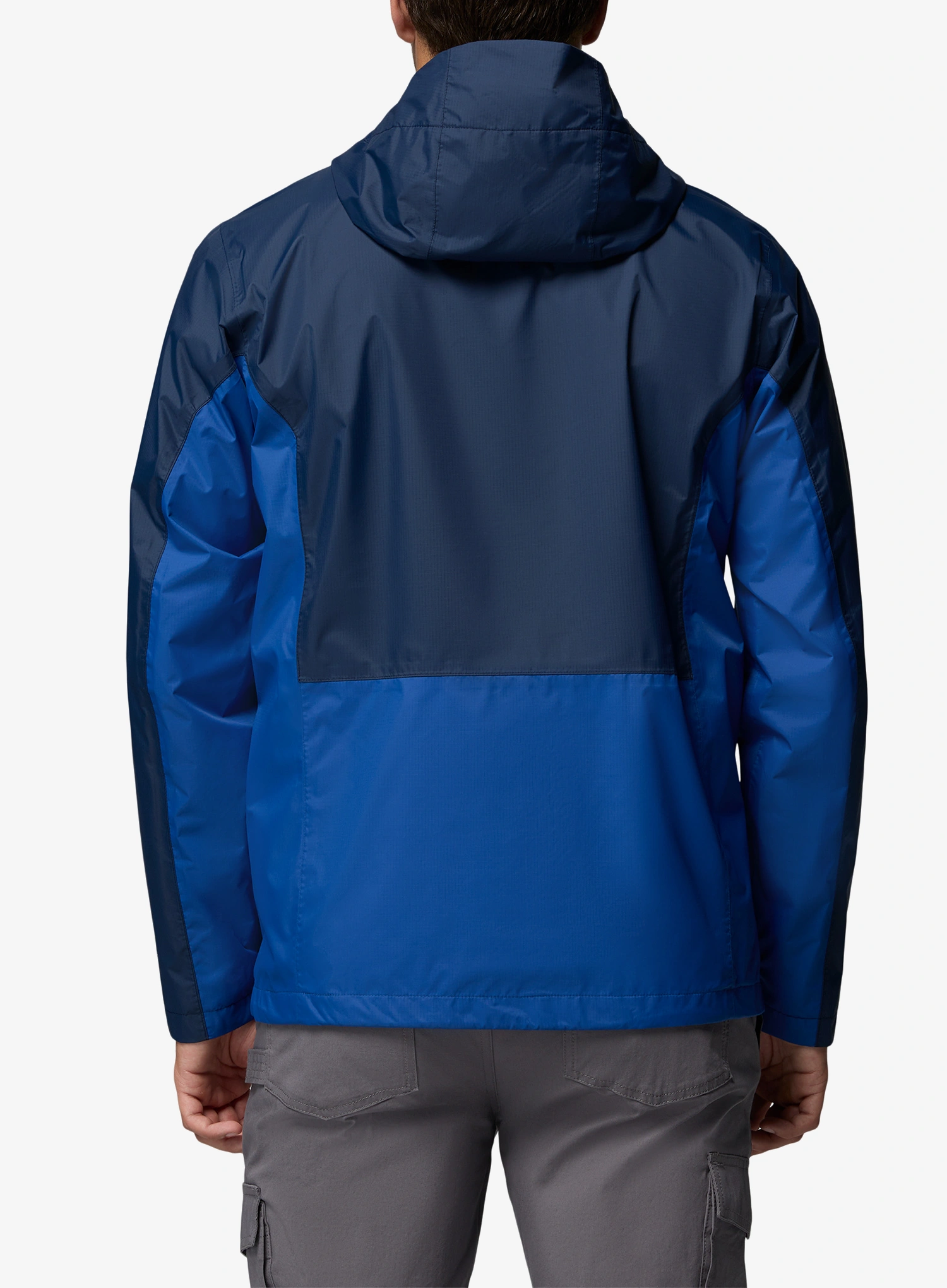 Lietaus striukė Columbia Pouring Adventure III Jacket - collegiate navy/mountain blue