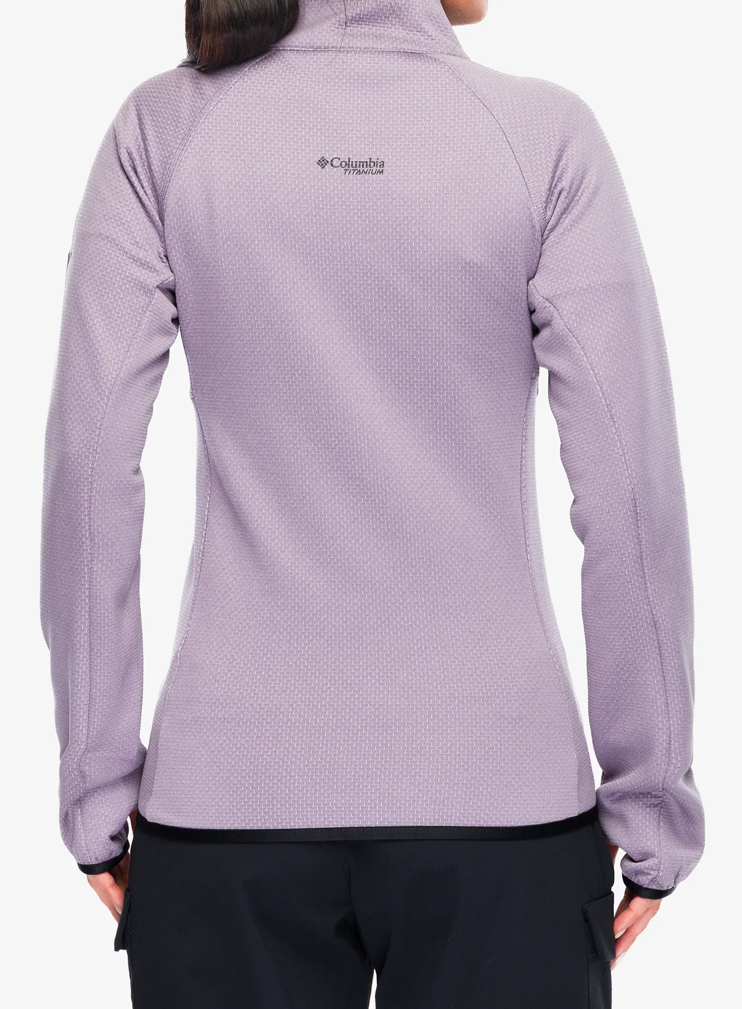 Moteriškas džemperis su užtrauktuku Columbia Triple Canyon Grid Fleece Full Zip - shale purple