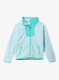Džemperis mergaitėms Columbia Sequoia Grove Full Zip Fleece - marine light/dolphin/spray