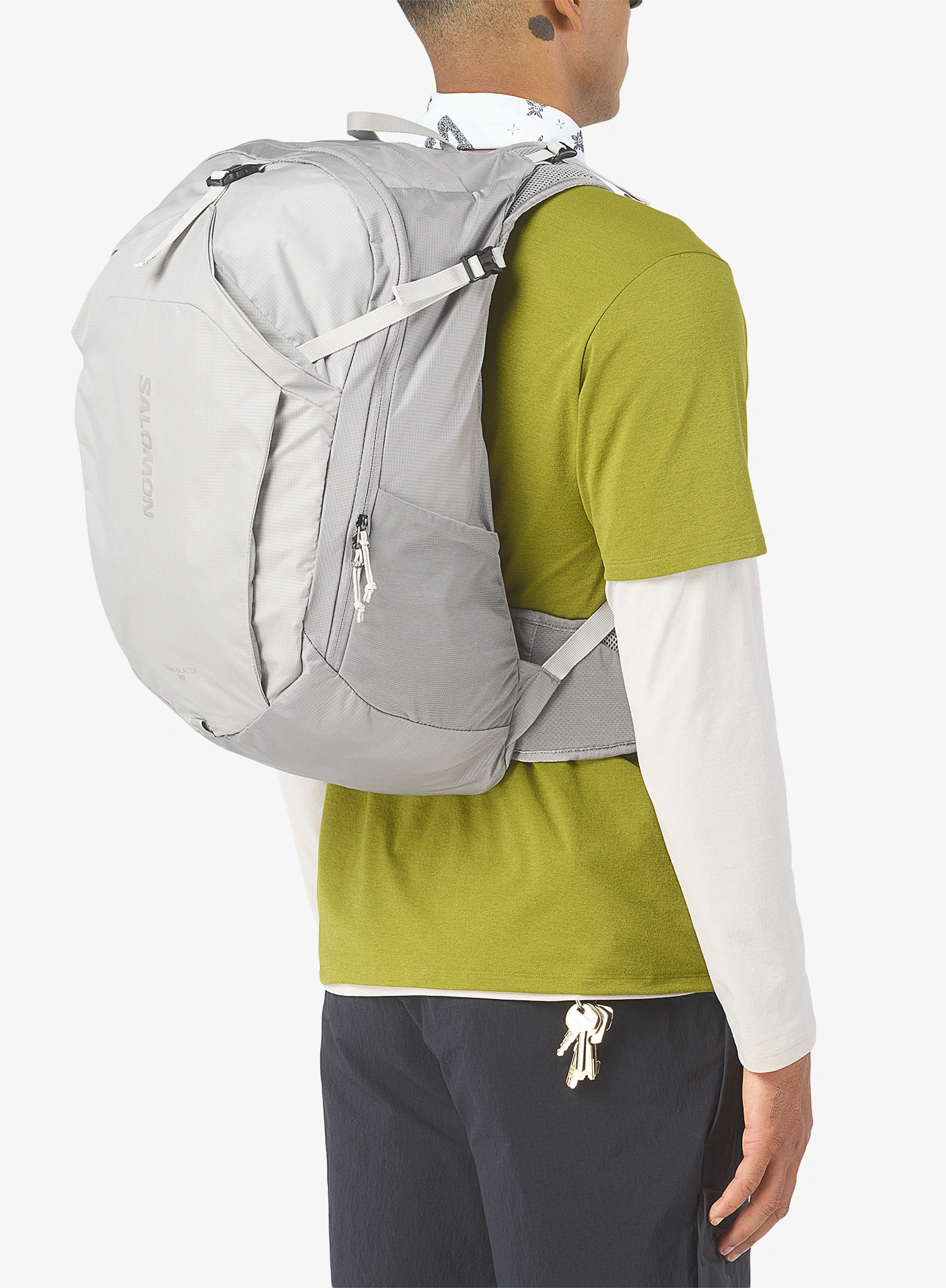 Turistinė kuprinė Salomon Trailblazer 30 - cloudburst/paloma/silver