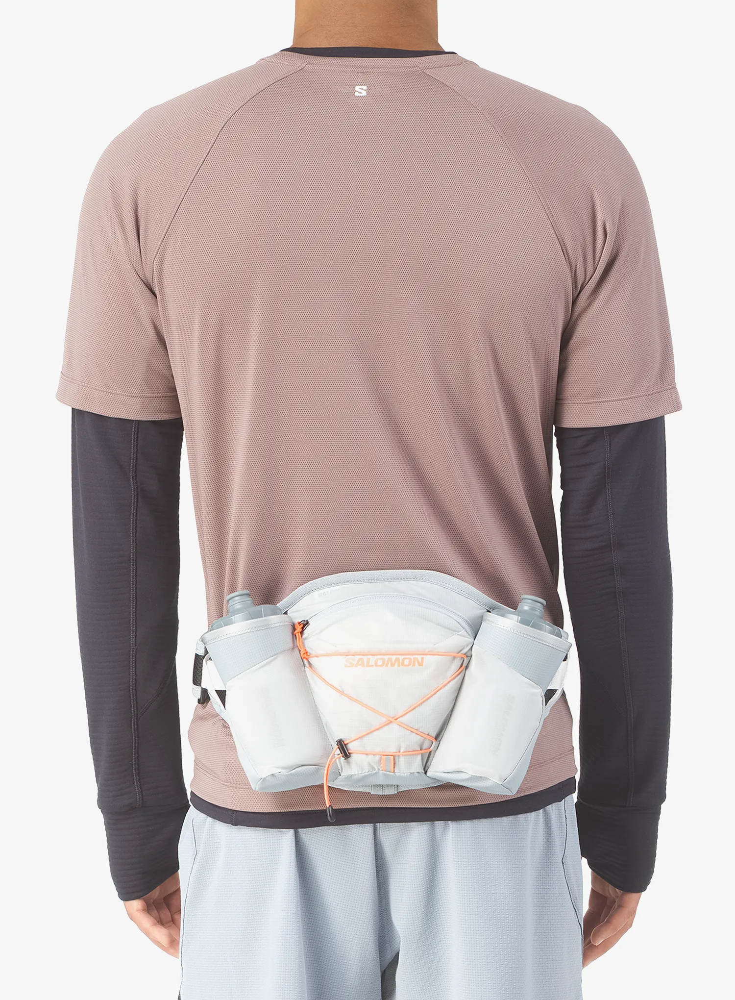 Bėgimo diržas Salomon Cross Belt 2 Bottles - gray violet/quarry