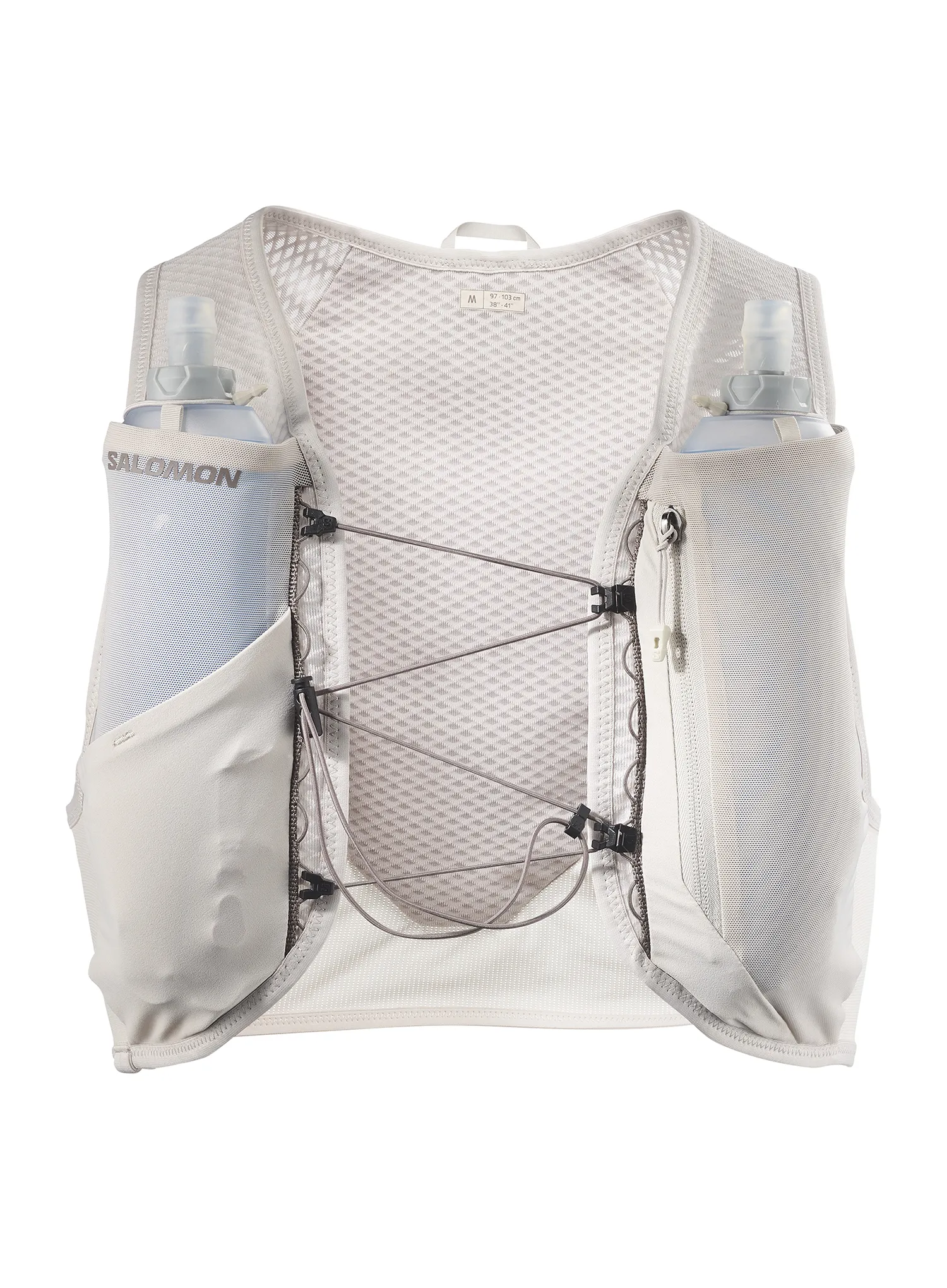 Bėgimo liemenė Salomon Active Skin 4 Grvl Set - silver cloud/iron
