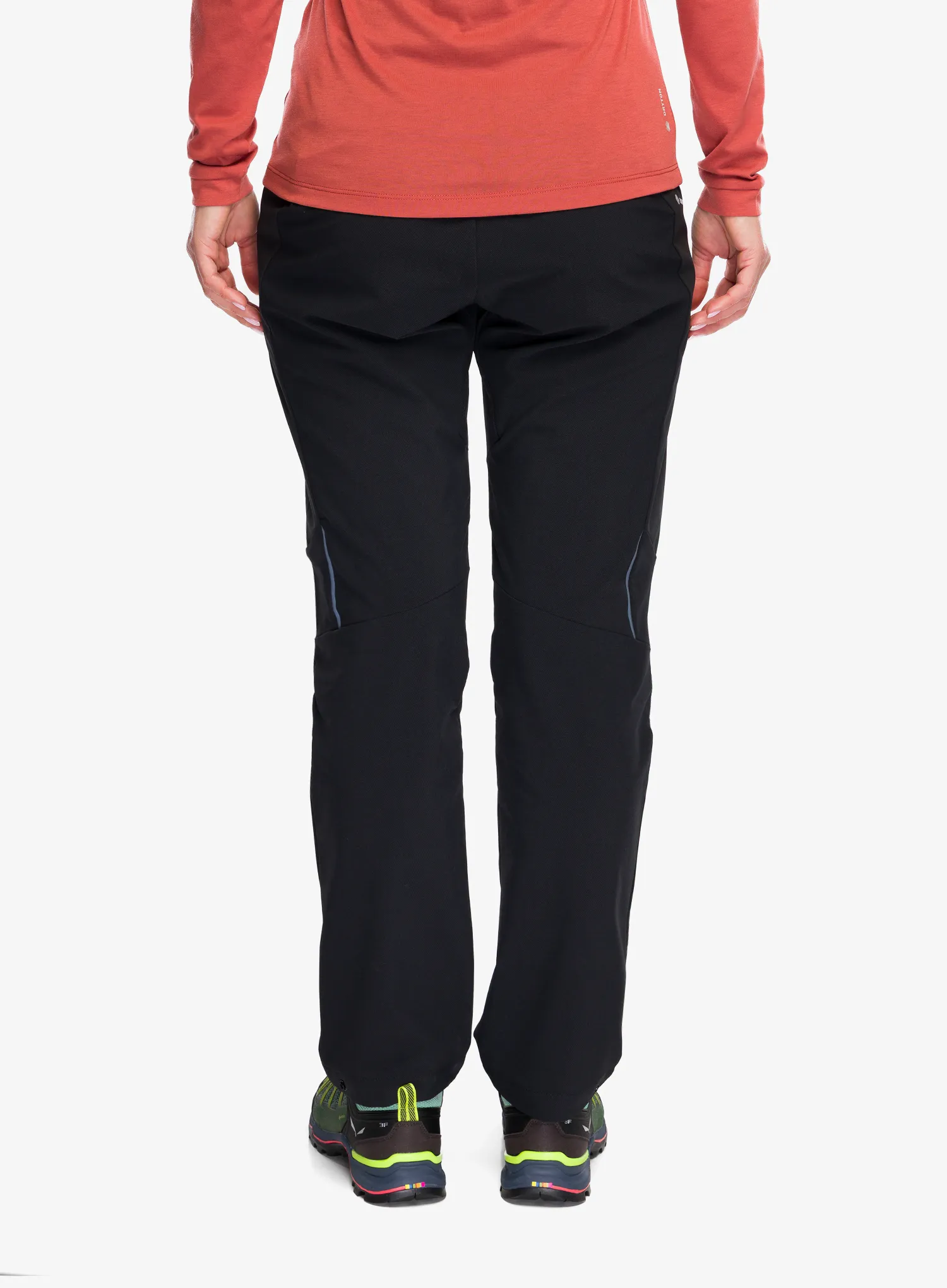 Softshell kelnės moterims Salewa Pedroc Sw Dst Wind Pant - black out