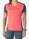 Bėgimo marškinėliai moteriški Dynafit Alpine 2 S/S Tee - ultra coral