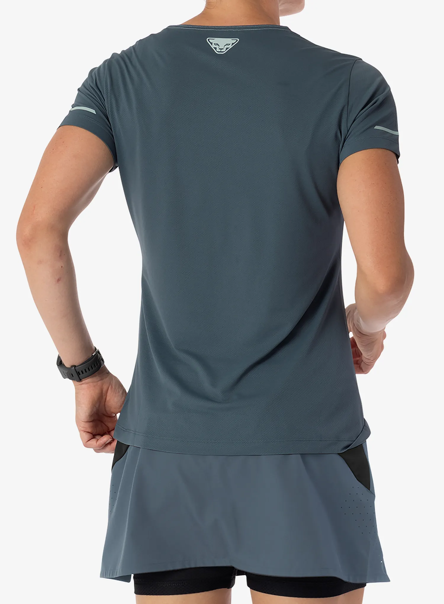 Moteriški greitai džiūstantys marškinėliai Dynafit Alpine 2 S/S Tee - cloud blue
