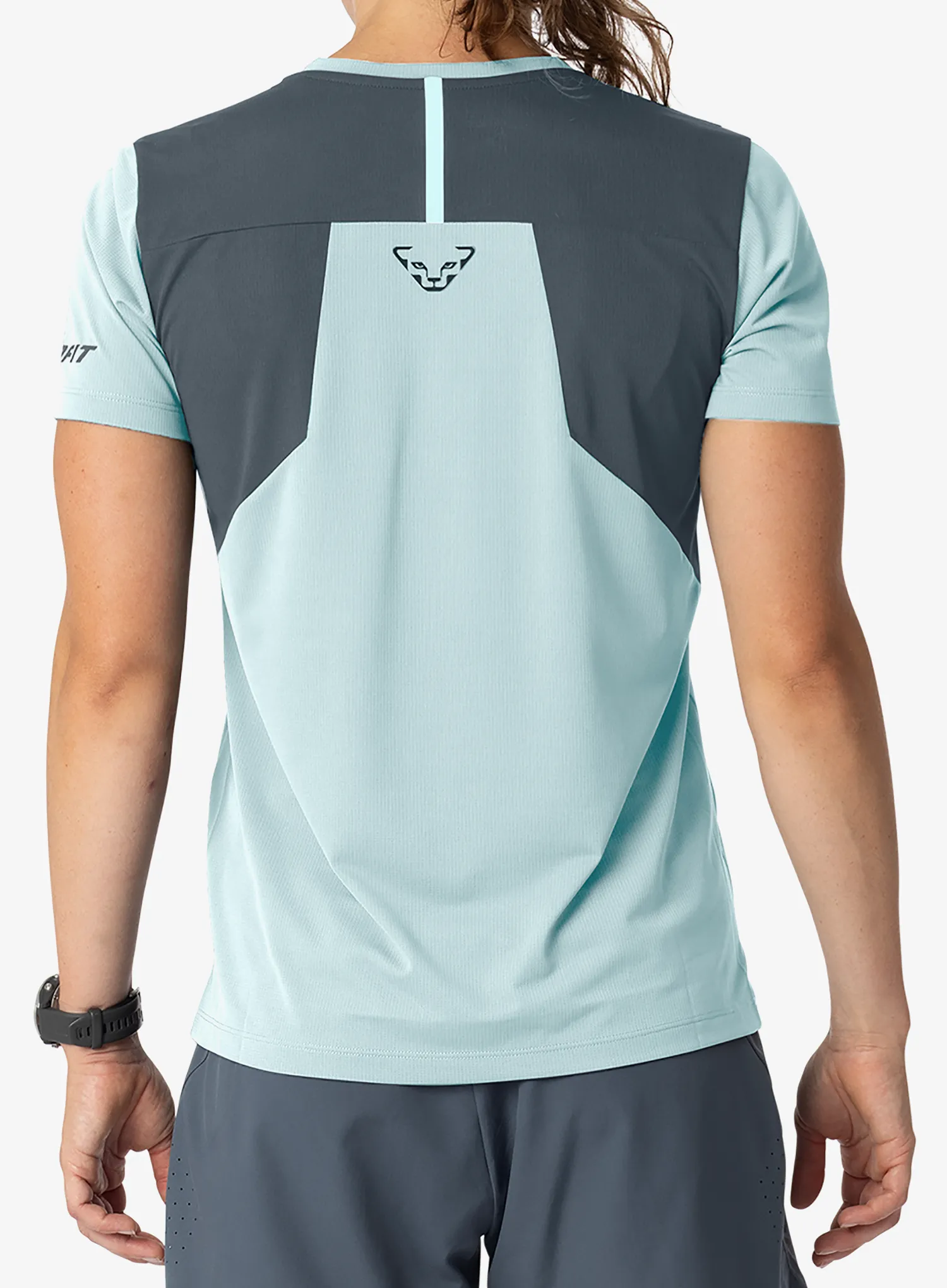 Bėgimo marškinėliai moteriški Dynafit Sky Shirt - cloud blue