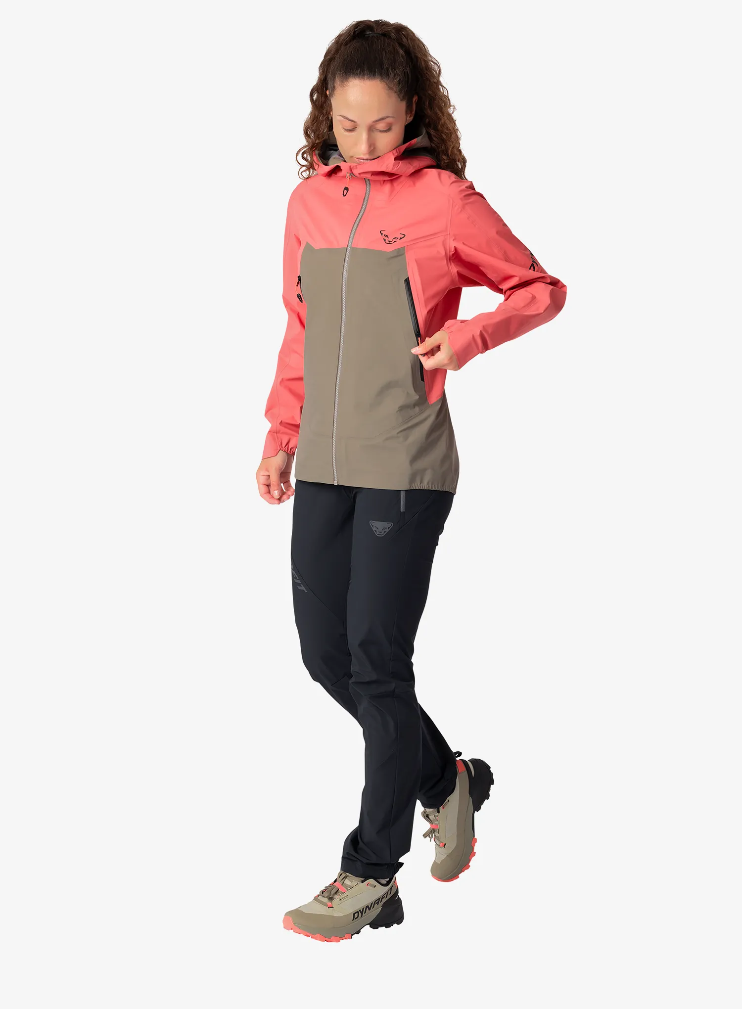 Striukė nuo lietaus moterims Dynafit Transalper 3L Jacket - cabana
