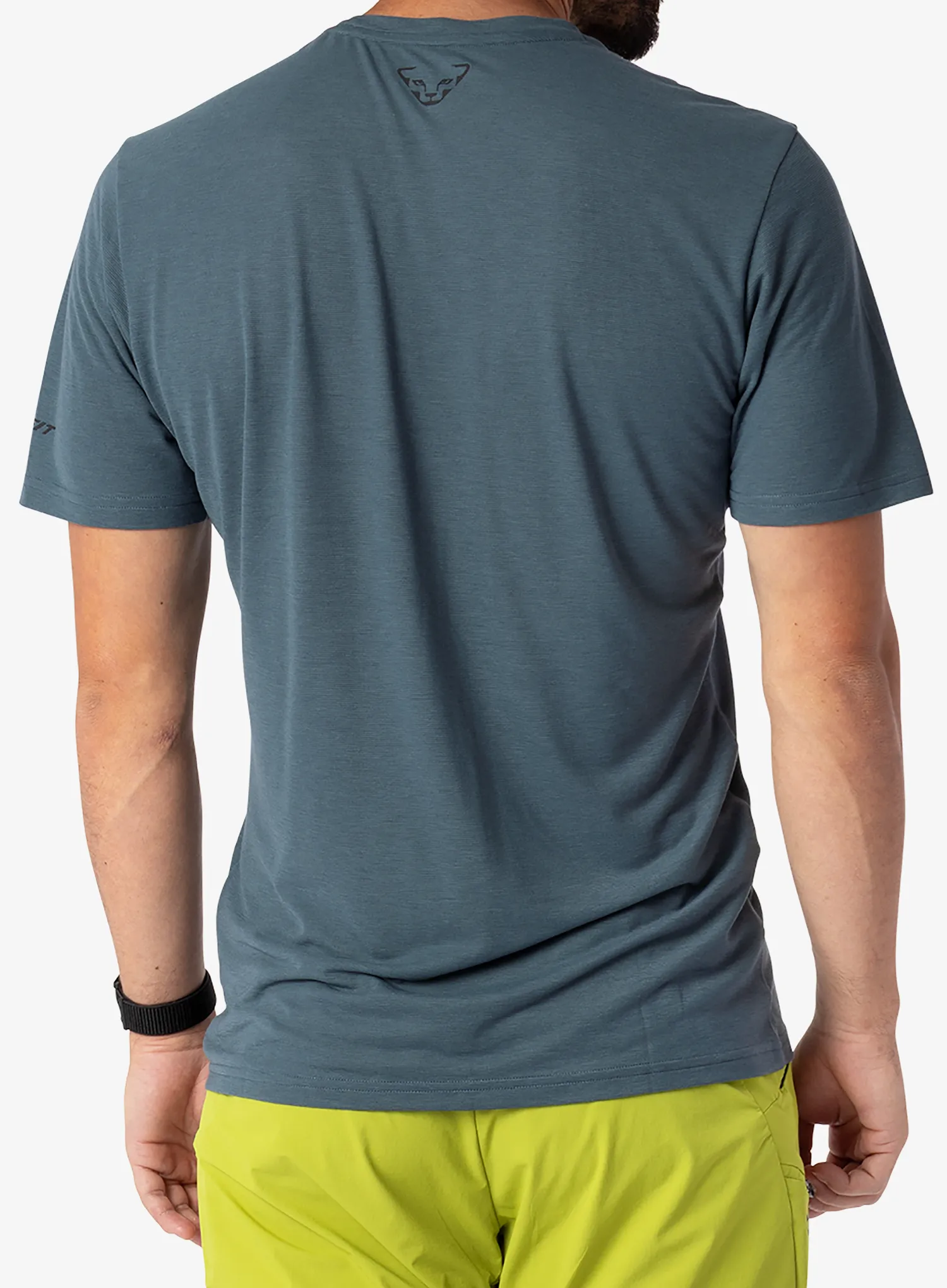 Greitai džiūstantys marškinėliai Dynafit Transalper Graphic S/S Tee - cinder