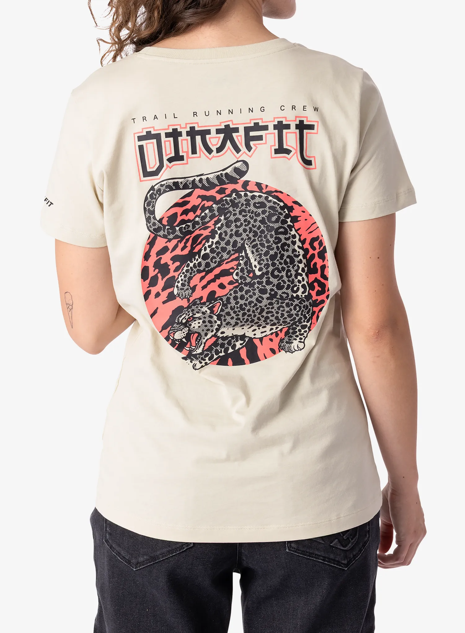 Medvilniniai marškinėliai moterims Dynafit 24/7 Graphic T-Shirt - trail crew leo/overcast