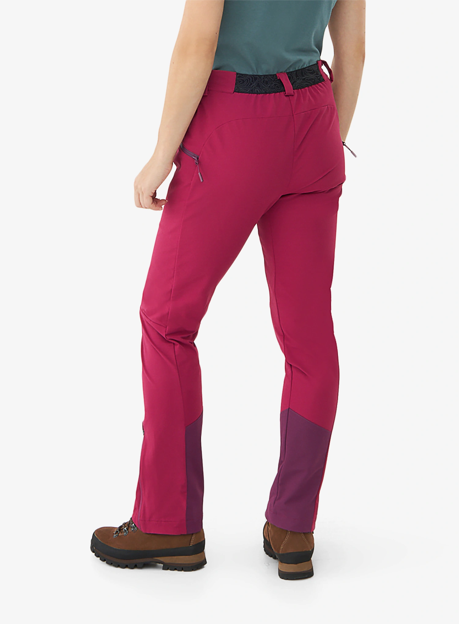 Turistinės kelnės moterims Viking Expander Warm - fuchsia