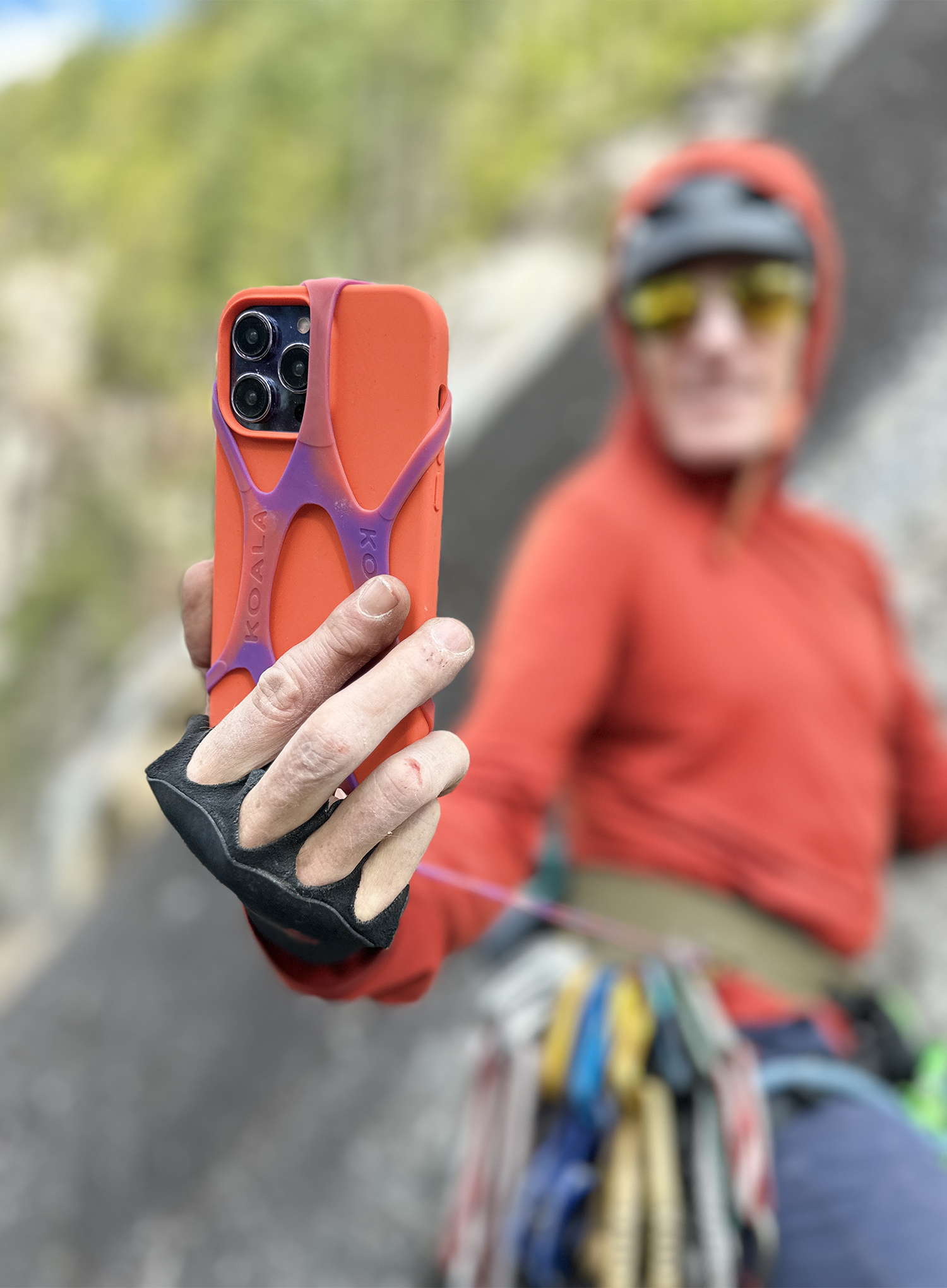 Virvelė telefonui Koala 2.0 Super-Grip - wavy/ravy