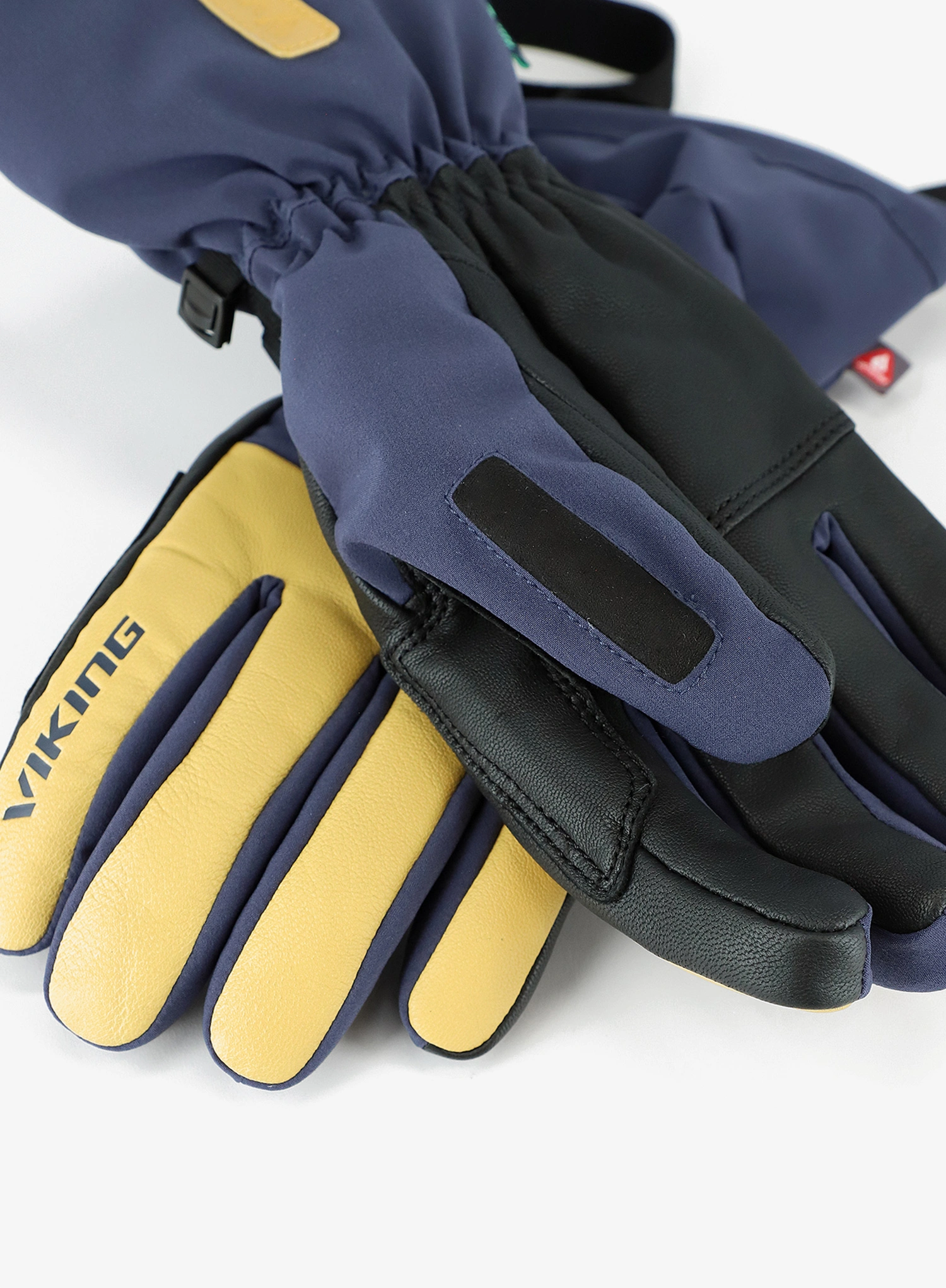 Slidinėjimo pirštinės Viking Norvik Pro Freeride - navy/light brown