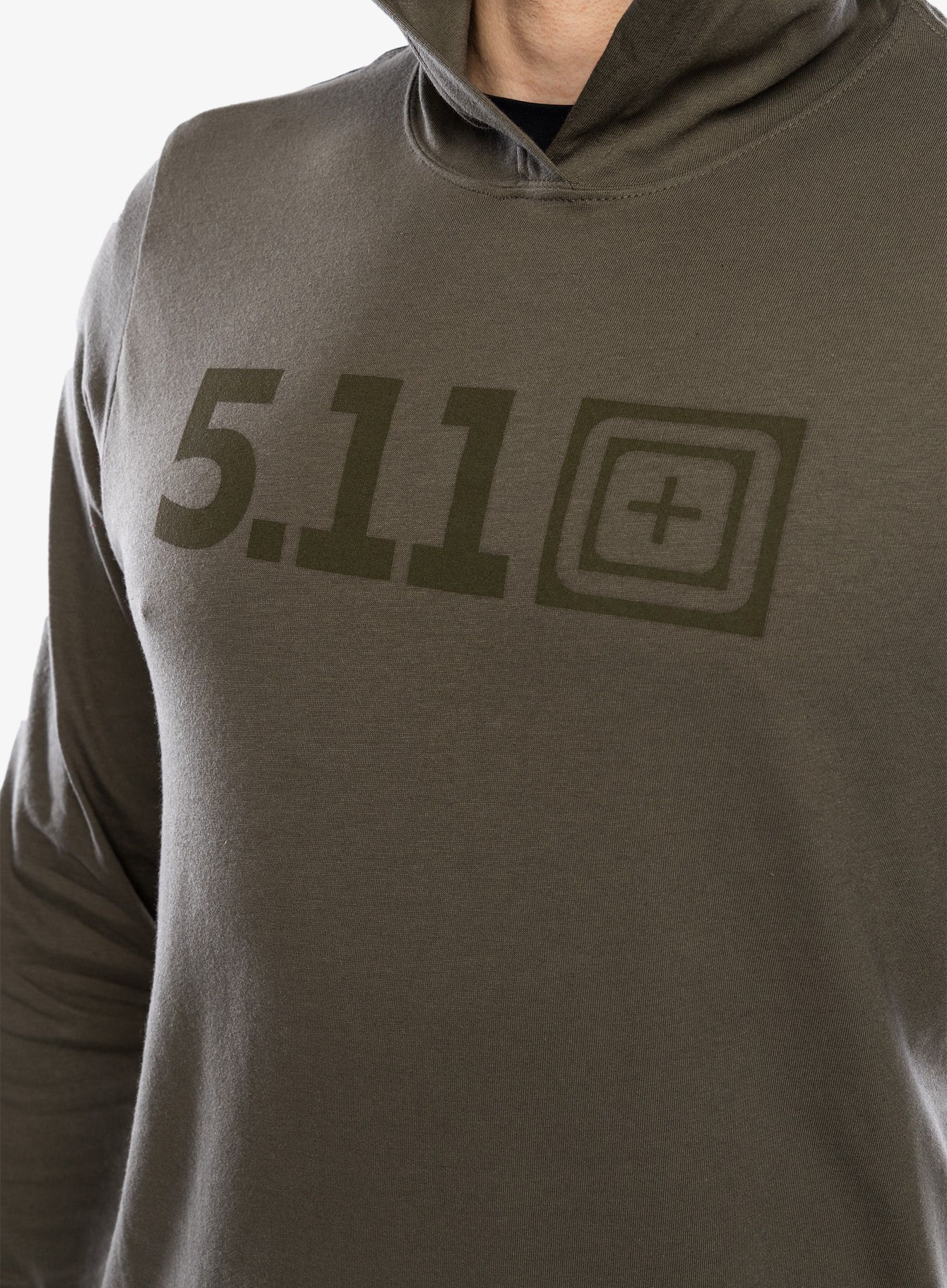 Džemperis 5.11 Hooded L/S Tee - ranger green