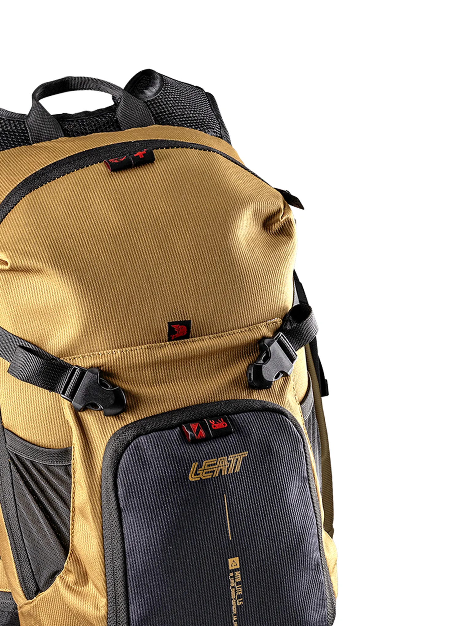 Dviratininko kuprinė su vandens maišu Leatt Hydration MTB Mountain Lite 1.5 - brass brown