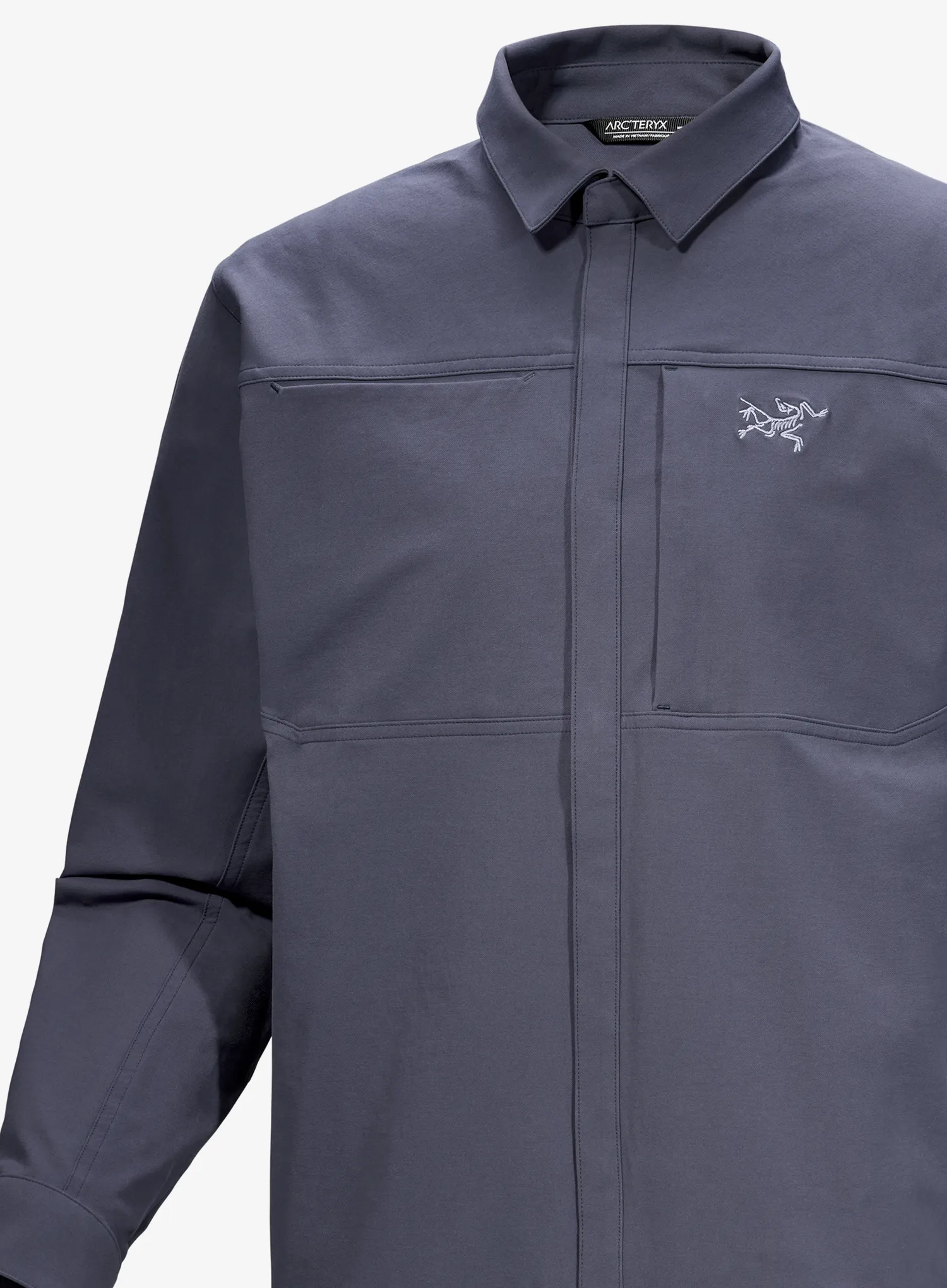 Marškiniai Arcteryx Cronin Cotton Overshirt - dk stratus