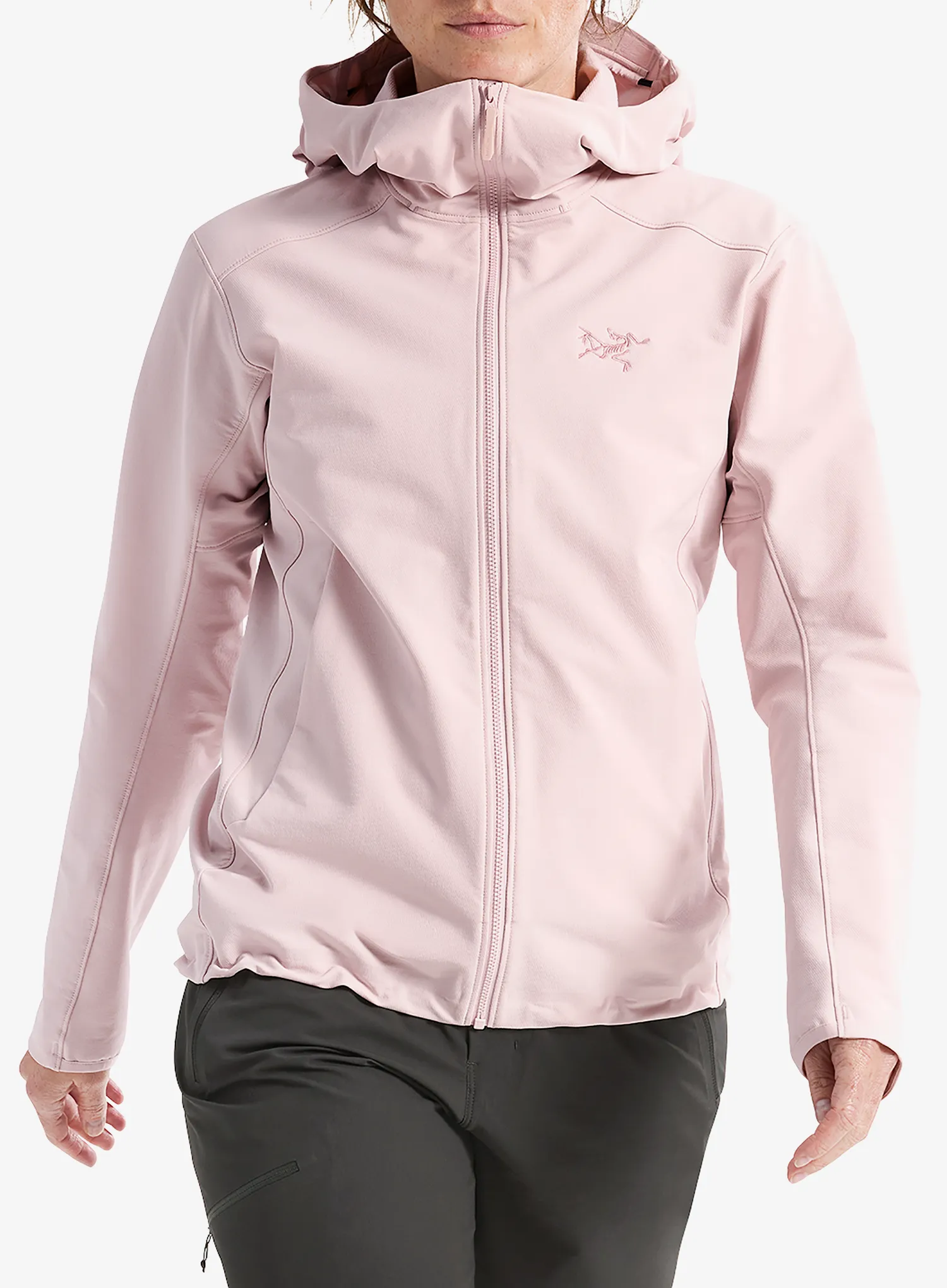 Moteriška softshell striukė Arcteryx Gamma Hoody - alpine rose