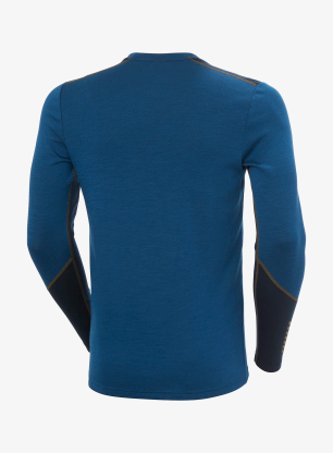 Termoaktyvus džemperis Helly Hansen LIFA Merino Midweight Crew - dark blue