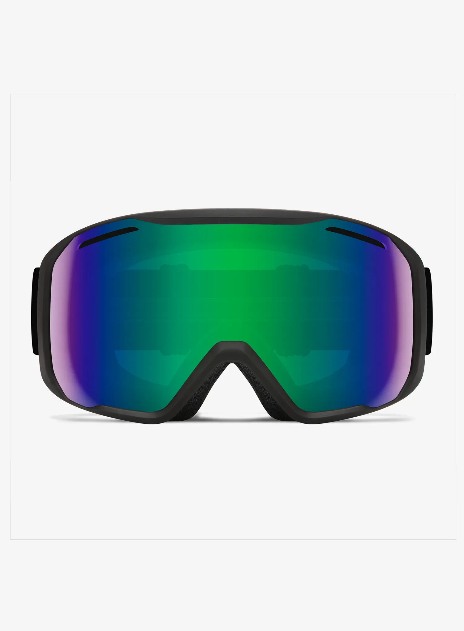 Slidinėjimo akiniai Smith Blazer - black/green sol mirror antifog