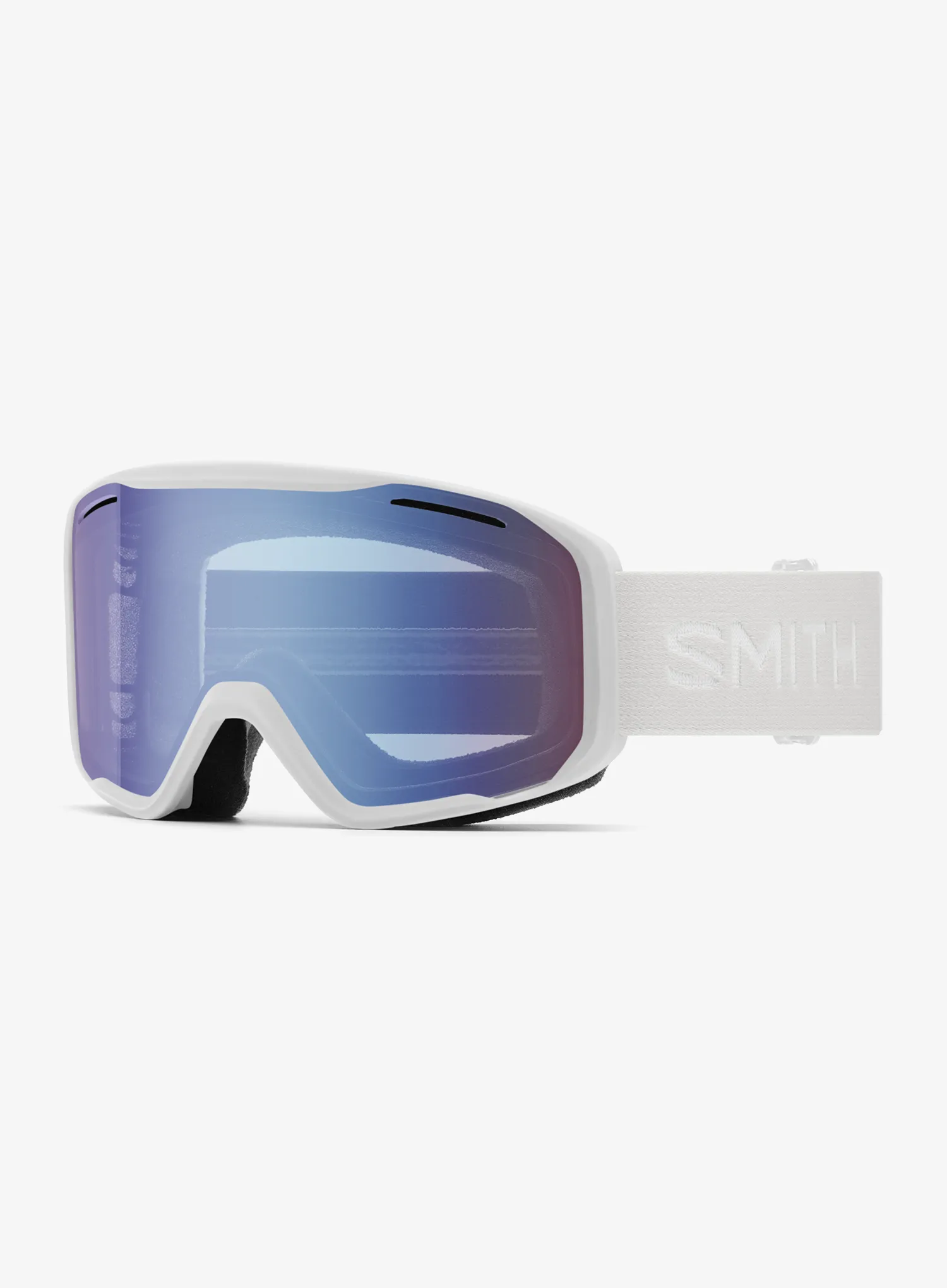 Slidinėjimo akiniai Smith Blazer - white/blue sensor mir antifog