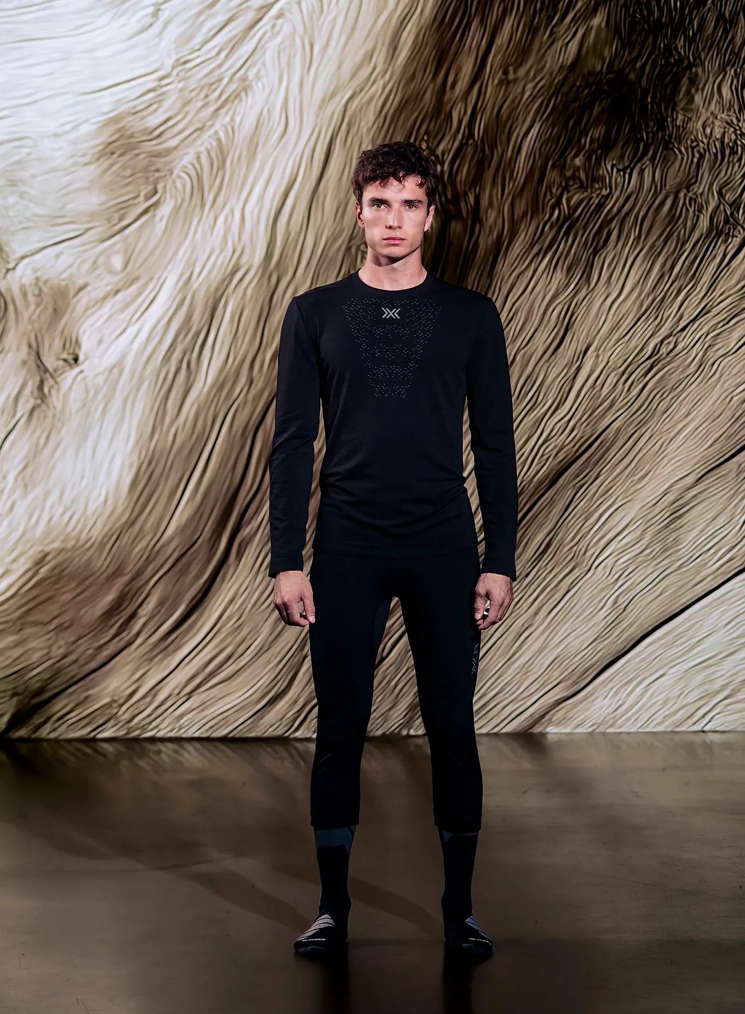 Termoaktyvus džemperis X-Bionic Mightywool Shirt LS - x black