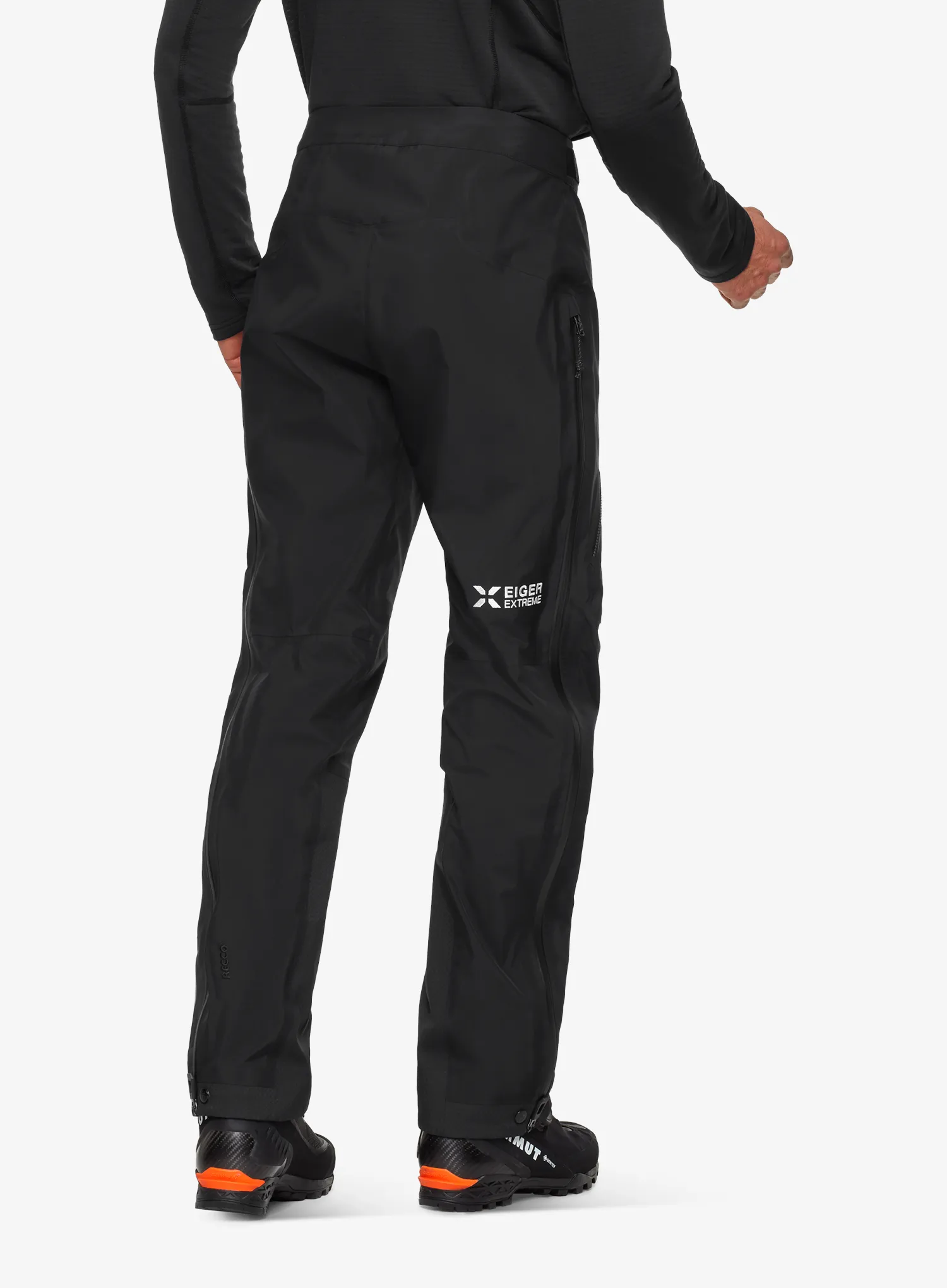 Lietaus kelnės Mammut Eiger Nordwand Advanced HS Pants - black