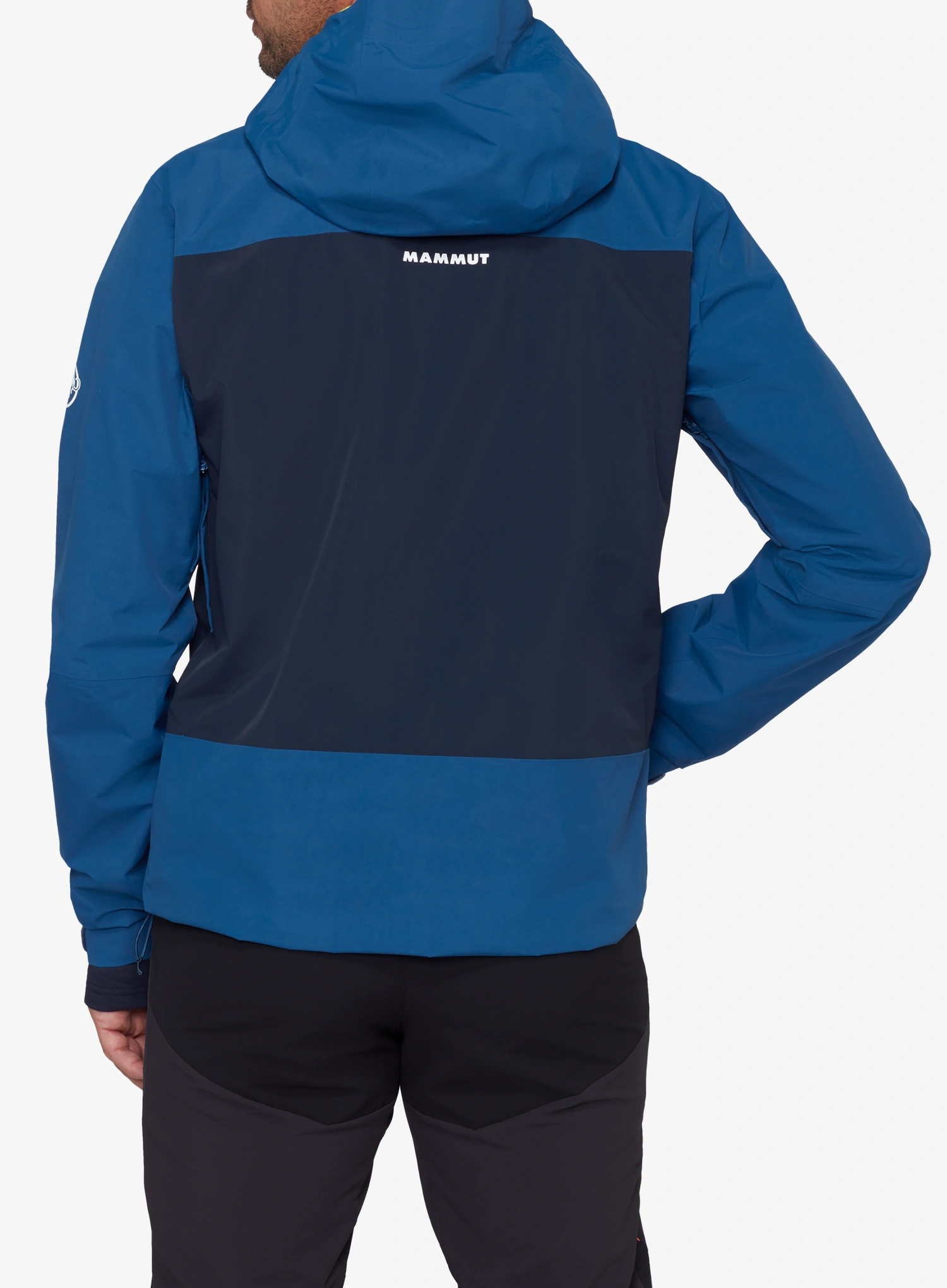 Striukė nuo lietaus Mammut Crag HS Hooded Jacket - tschiel/marine