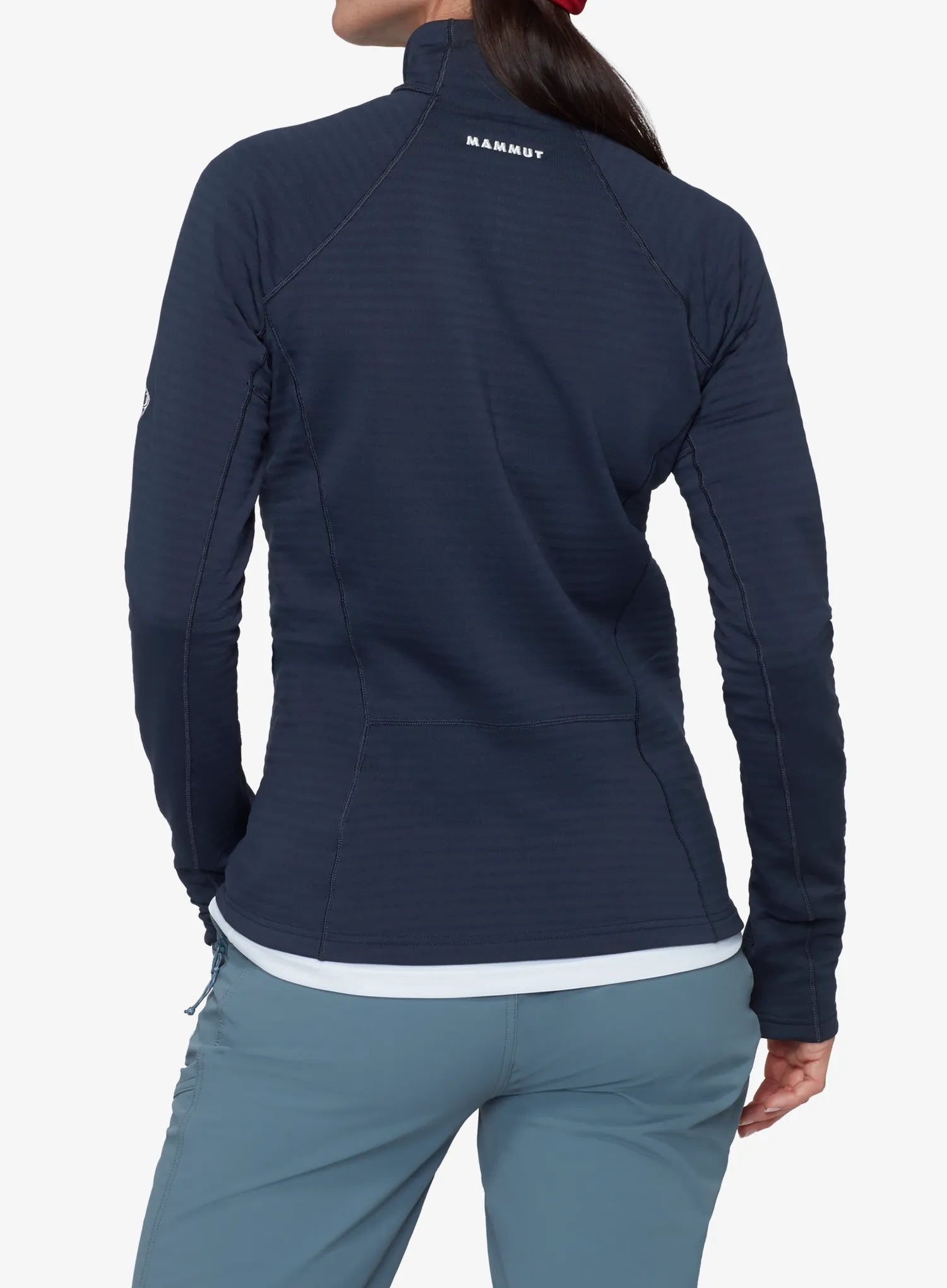 Moteriškas džemperis su užtrauktuku Mammut Taiss ML Jacket - marine