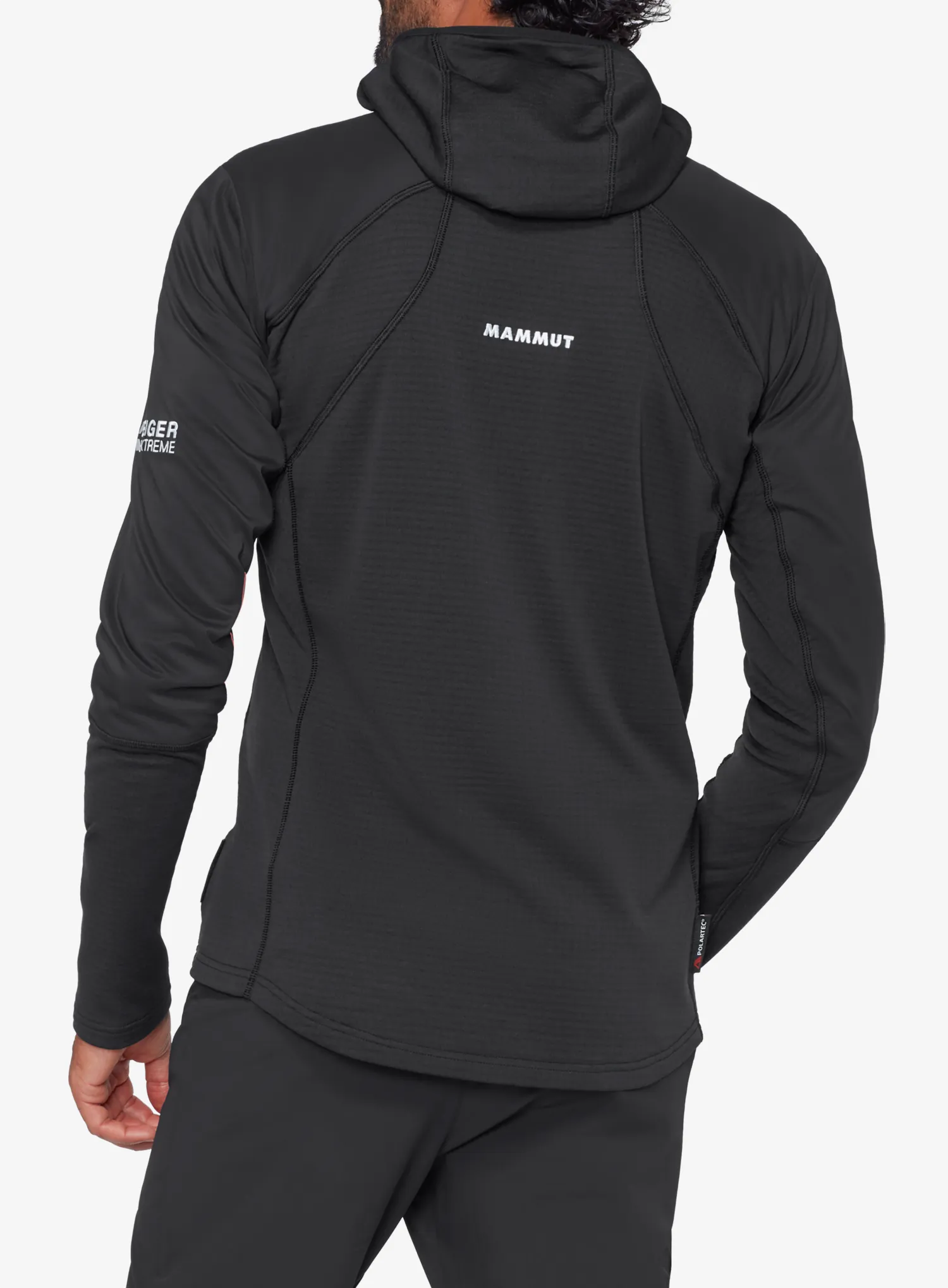 Softshell striukė Mammut Eiger Nordwand IN Flex Air Hybrid Hooded Jacket - black