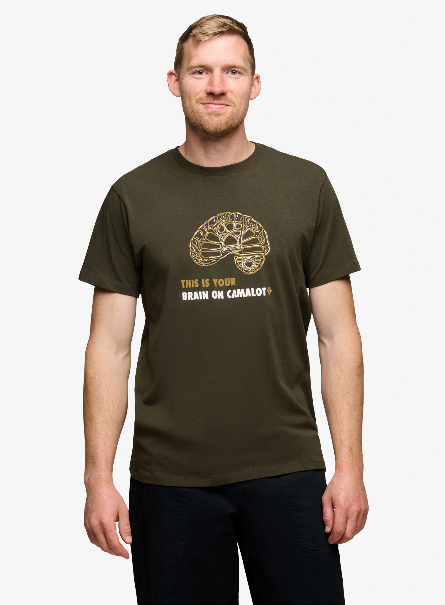 BlackDiamondBrainOnCamalotSsTee_darkmoss_fw26_167.webp