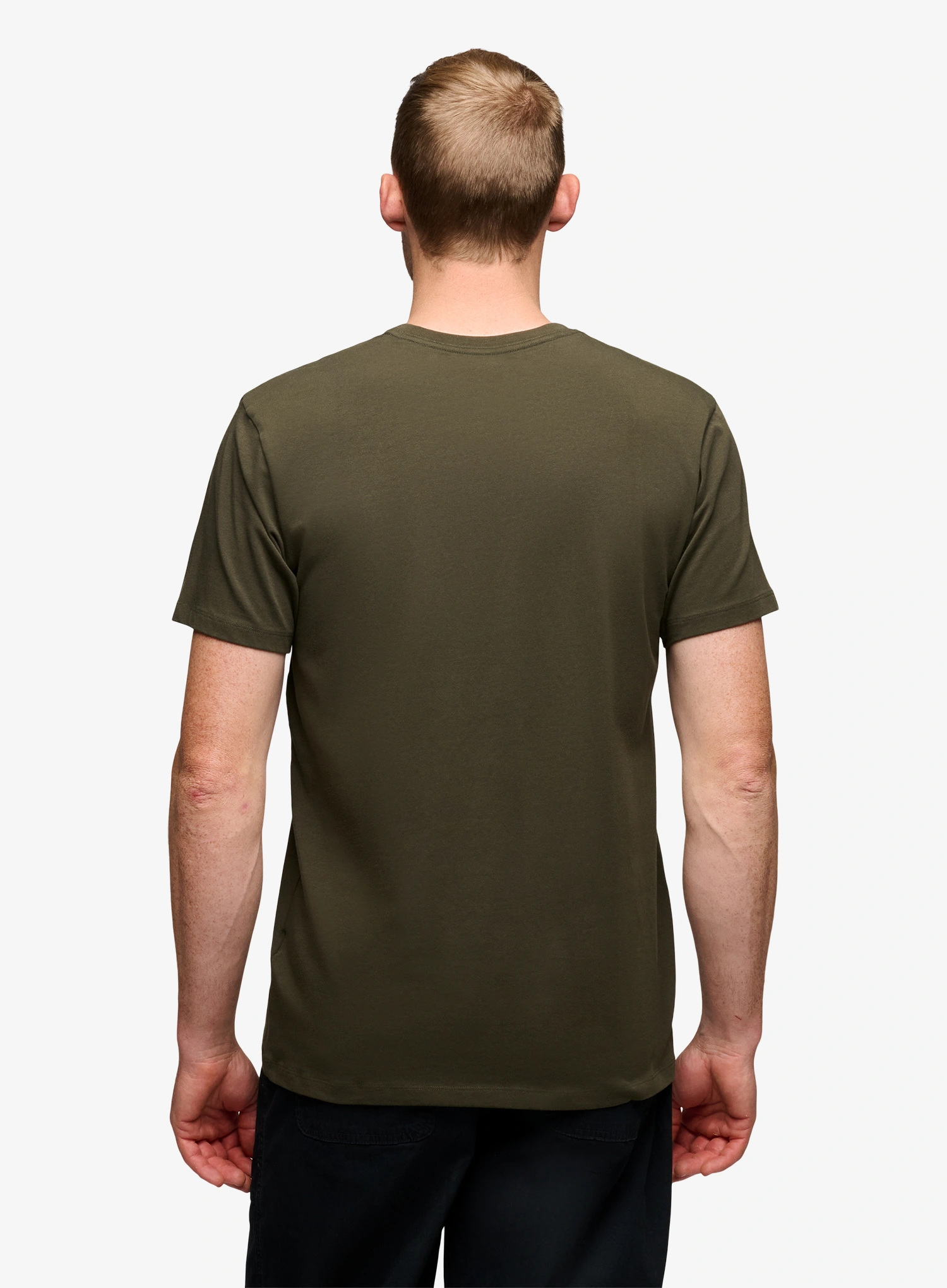 Medvilniniai marškinėliai Black Diamond Brain On Camalot Ss Tee - dark moss