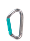 Karabinas SKYLOTEC Salto S - titanium/aquamarine