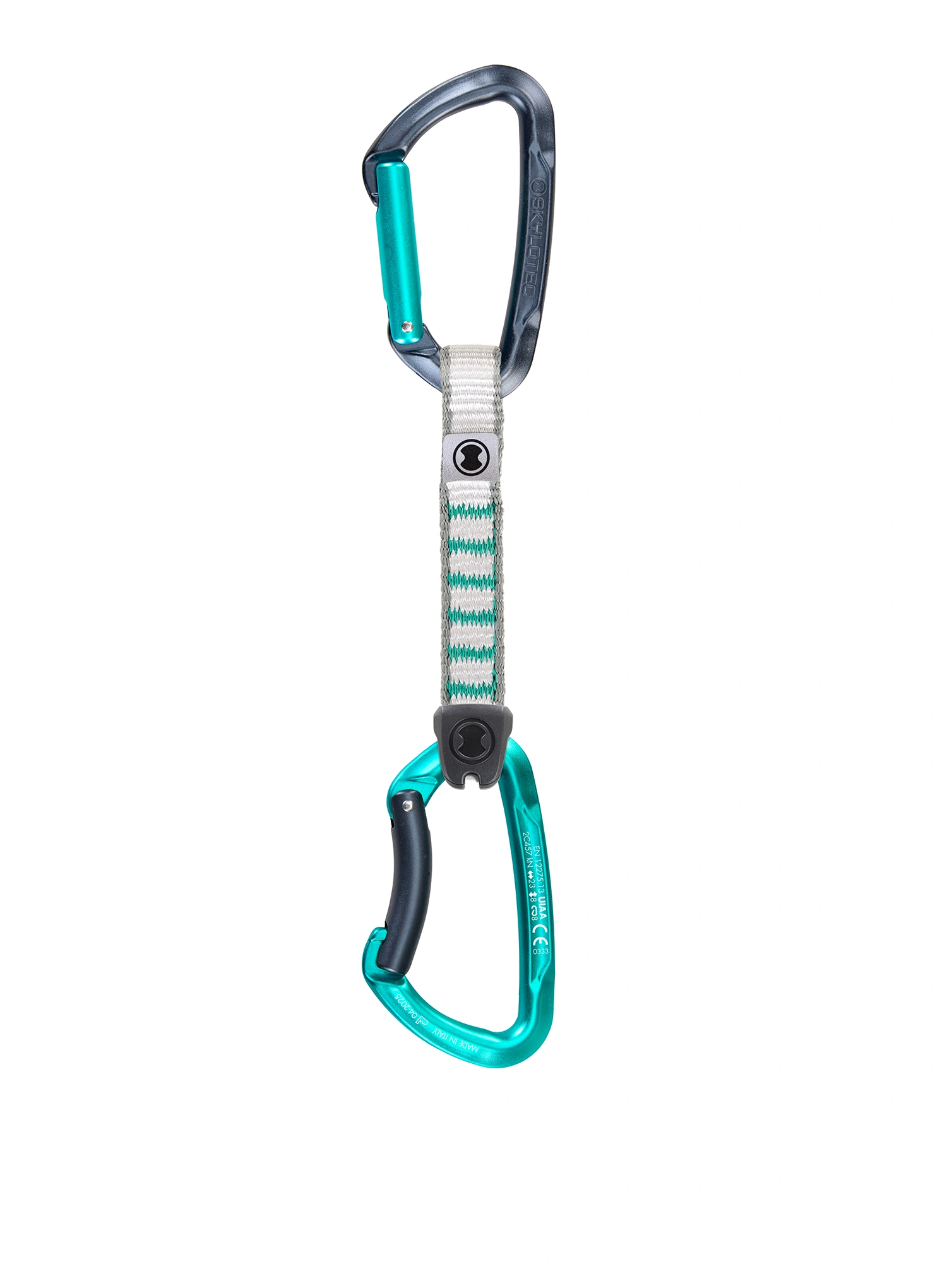 Laipiojimo atotampos SKYLOTEC Lime Set NY - 6 Pack 12 cm - anthracite/aquamarine
