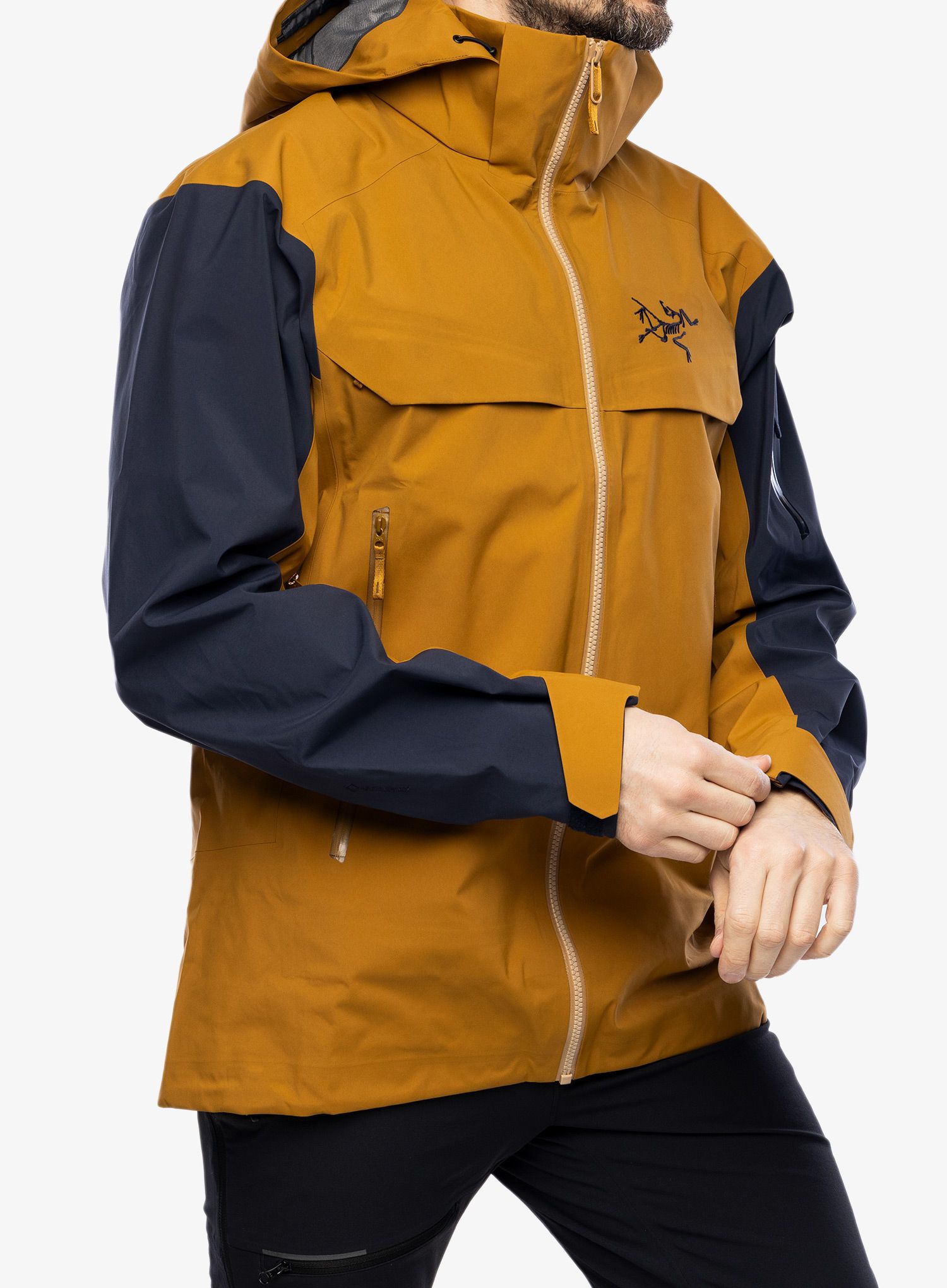 Slidinėjimo striukė Arcteryx Macai Shell Jacket - black sapphire/yukon