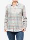 Moteriški marškinėliai Black Diamond Project Flannel - pewter/belay blue plaid