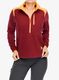 Flisinis džemperis moterims Fjallraven Vardag Lite Fleece - bordeaux red/spicy orange