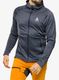 Džemperis su gobtuvu Odlo Tencia Mid Layer Hoody Full Zip - india ink melange