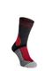 Dviratininko kojinės Bridgedale MTB Winter Weight T2 Merino Sport Boot - graphite/red