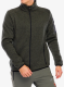 Flisinė striukė CMP Perl Jacket Knitted - olive/nero