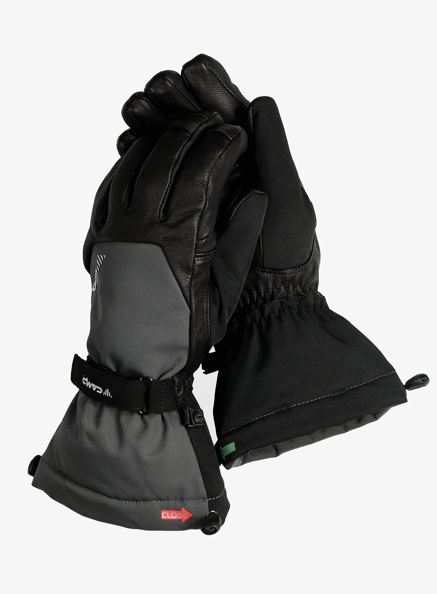 Pirštinės Camp Geko Alpine - black/grey