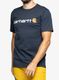 T shirt Carhartt Core Logo T-Shirt S/S - navy