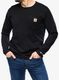 Marškinėliai ilgomis rankovėmis Carhartt Force Flex Pocket T-Shirt L/S - black