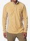 Džemperis su užtrauktuku Columbia Klamath Range II Half Zip - light camel/flint grey