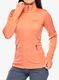 Moteriškas džemperis su užtrauktuku Columbia Park View Grid Fleece Full Zip - faded peach heather